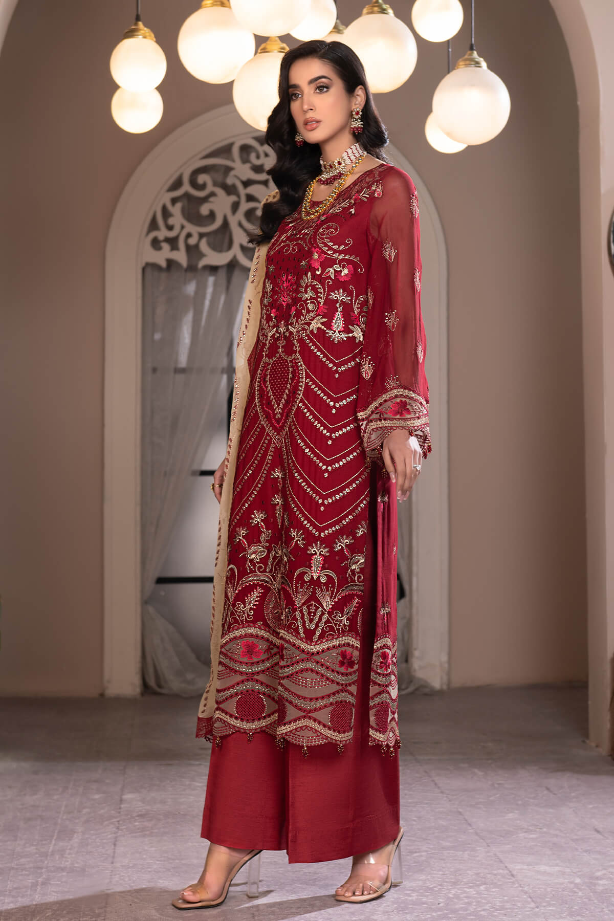 Janique | Luxury Collection 24 | D - 025 by Janique - Designer Dress - Type: Ladies Clothes - Available at Sana Yasir - 100% Original