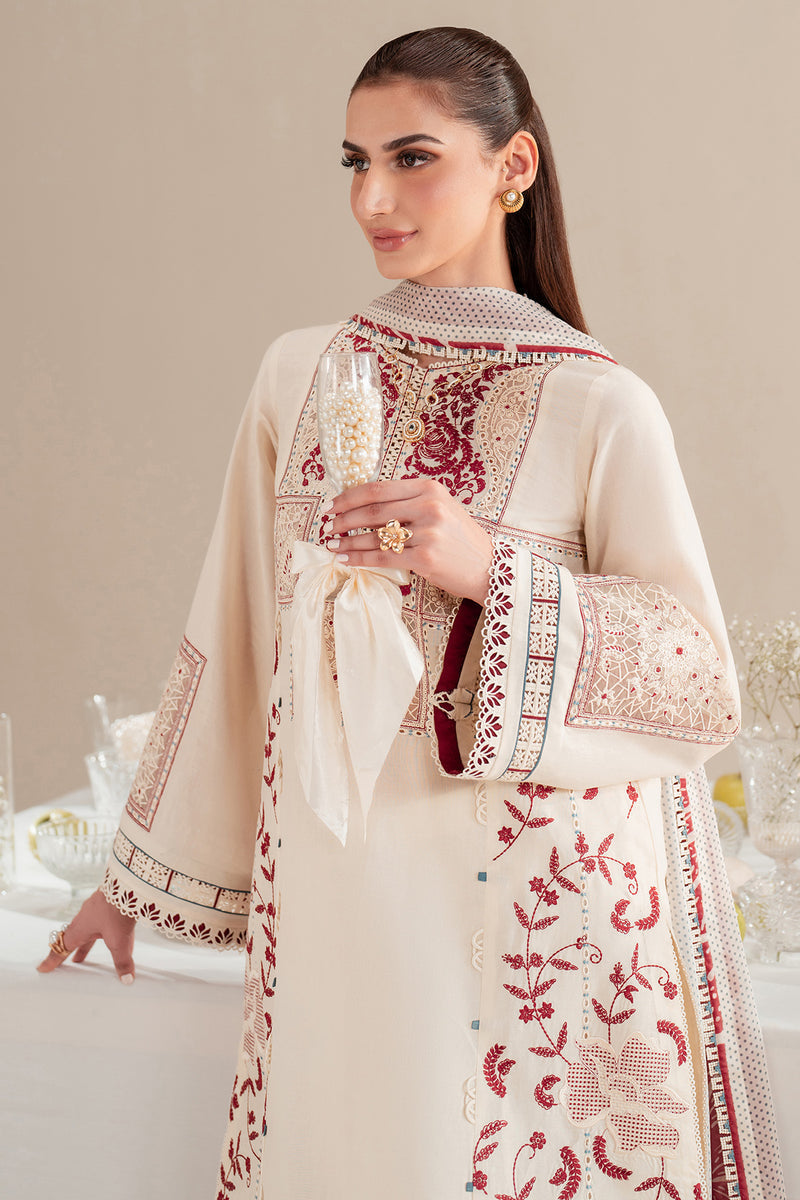 Jazmin | Iris Luxury Lawn 25 | IL'25-D02 by Jazmin - Designer Dress - Type: Ladies Clothes - Available at Sana Yasir - 100% Original
