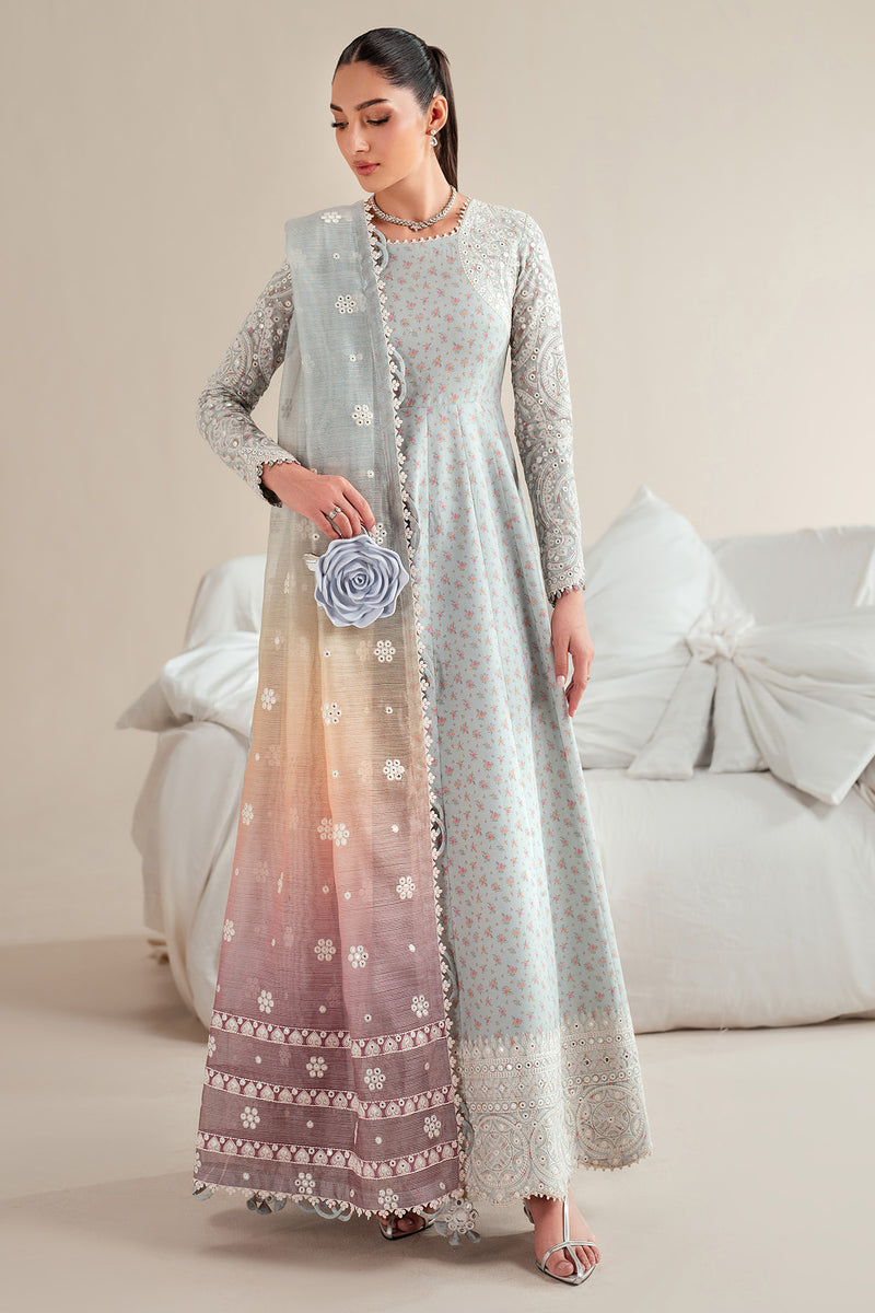 Jazmin | Iris Luxury Lawn 25 | IL'25-D04 by Jazmin - Designer Dress - Type: Ladies Clothes - Available at Sana Yasir - 100% Original