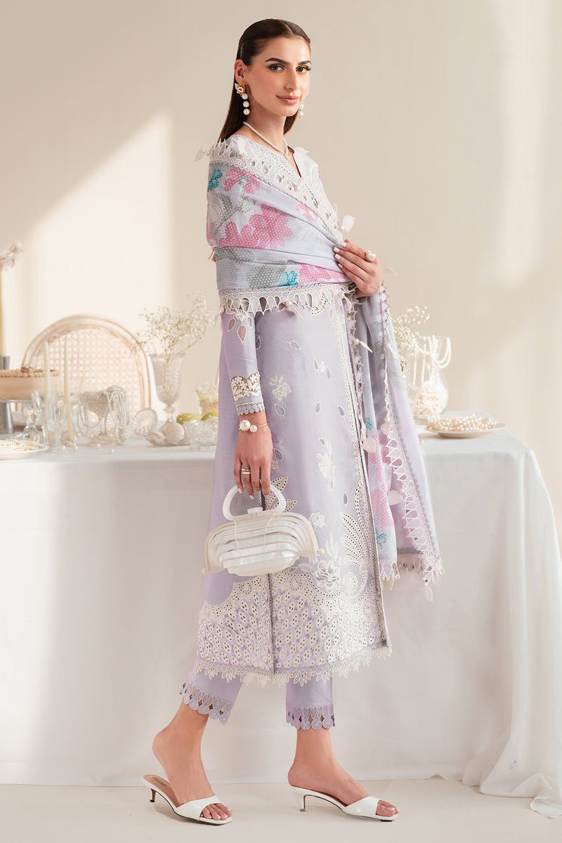 Jazmin | Iris Luxury Lawn 25 | IL'25-D06 by Jazmin - Designer Dress - Type: Ladies Clothes - Available at Sana Yasir - 100% Original