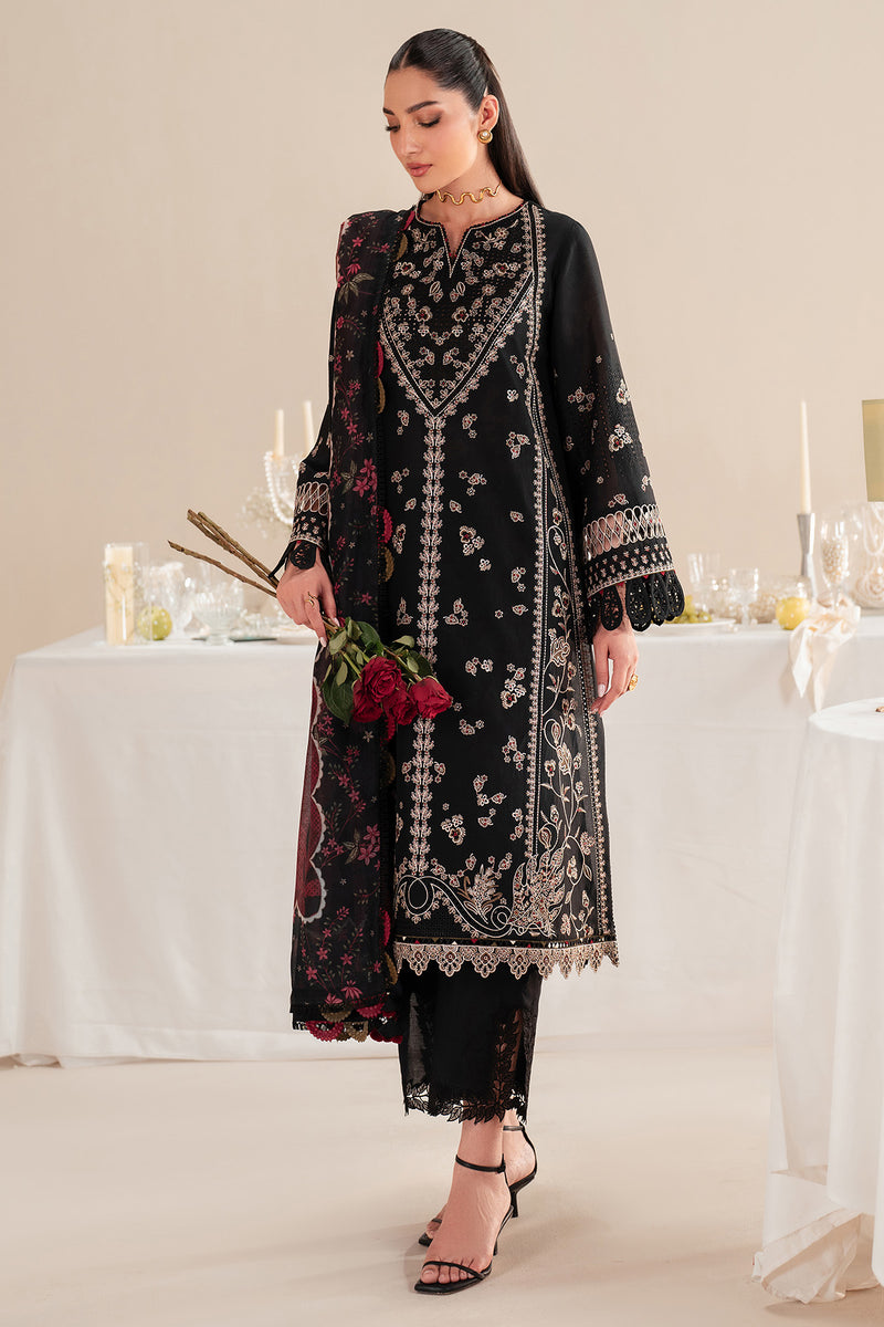 Jazmin | Iris Luxury Lawn 25 | IL'25-D07 by Jazmin - Designer Dress - Type: Ladies Clothes - Available at Sana Yasir - 100% Original