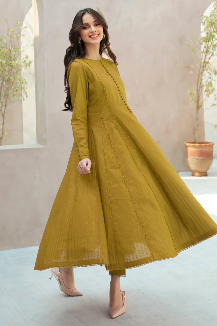 Jazmin | Ready to Wear | DYED CUTPANA KHADDAR RTW-1145 by Jazmin - Designer Dress - Type: Ladies Clothes - Available at Sana Yasir - 100% Original