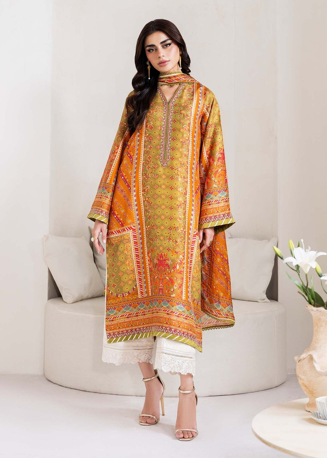 Kanwal Malik | Rosalia Silk Eid 25 | Elise by Kanwal Malik - Designer Dress - Type: Ladies Clothes - Available at Sana Yasir - 100% Original