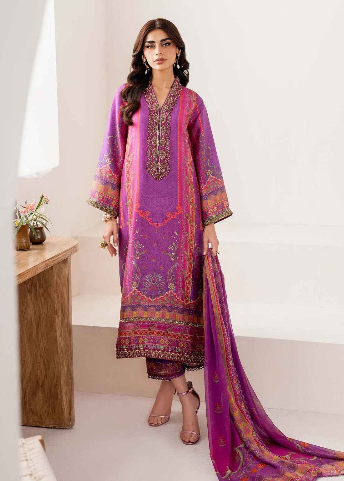 Kanwal Malik | Rosalia Silk Eid 25 | Giana by Kanwal Malik - Designer Dress - Type: Ladies Clothes - Available at Sana Yasir - 100% Original