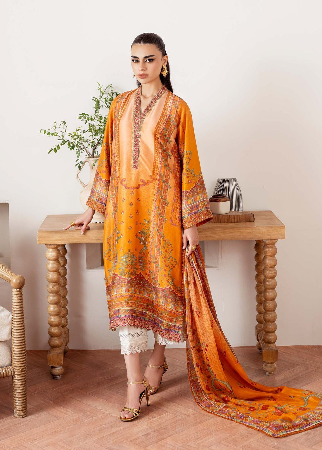 Kanwal Malik | Rosalia Silk Eid 25 | Kira by Kanwal Malik - Designer Dress - Type: Ladies Clothes - Available at Sana Yasir - 100% Original