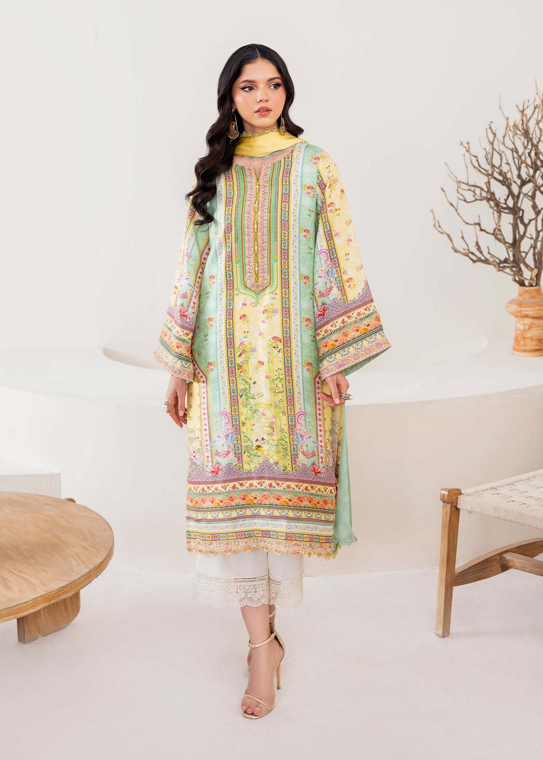 Kanwal Malik | Rosalia Silk Eid 25 | Mira by Kanwal Malik - Designer Dress - Type: Ladies Clothes - Available at Sana Yasir - 100% Original