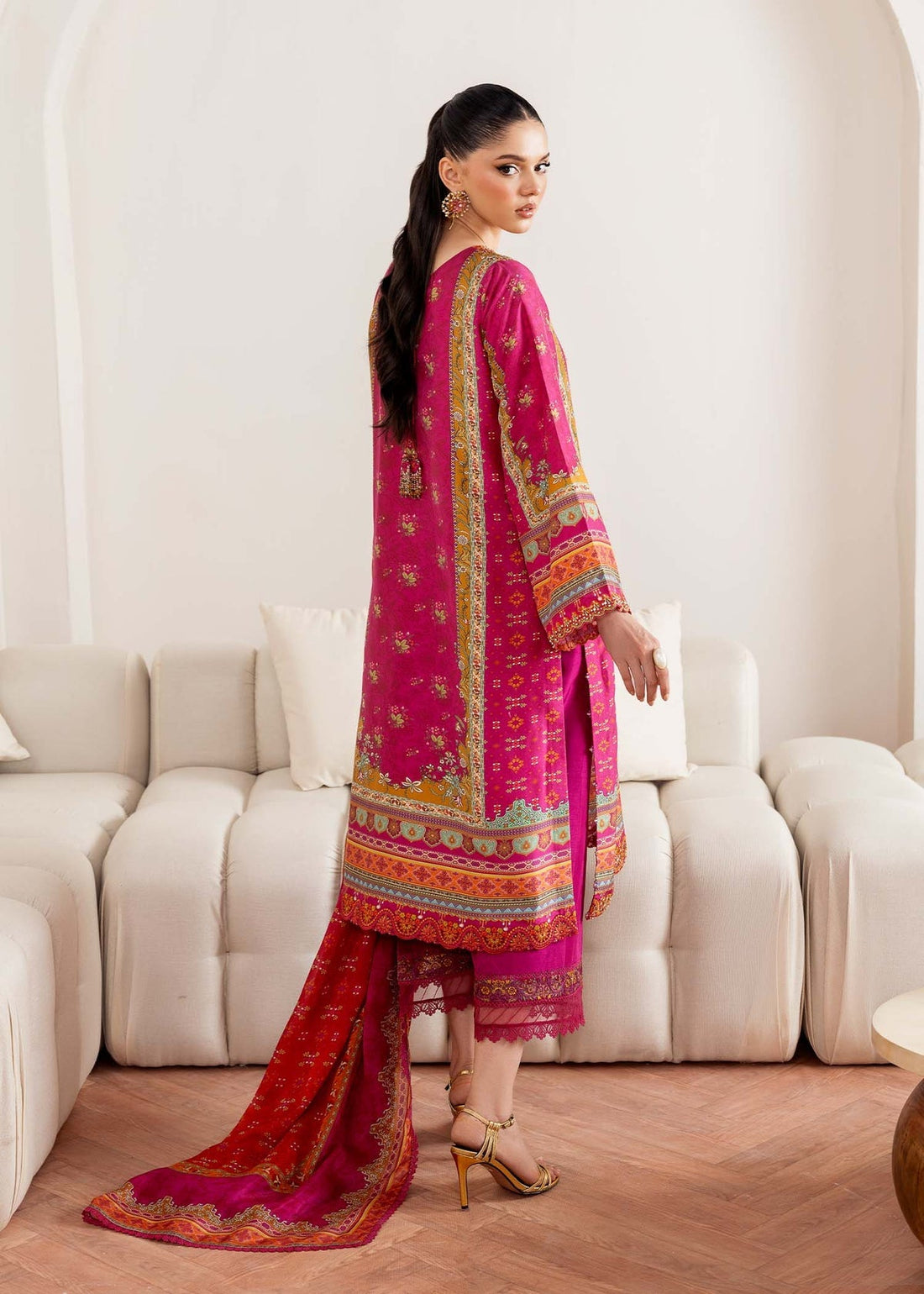 Kanwal Malik | Rosalia Silk Eid 25 | Sylvie by Kanwal Malik - Designer Dress - Type: Ladies Clothes - Available at Sana Yasir - 100% Original