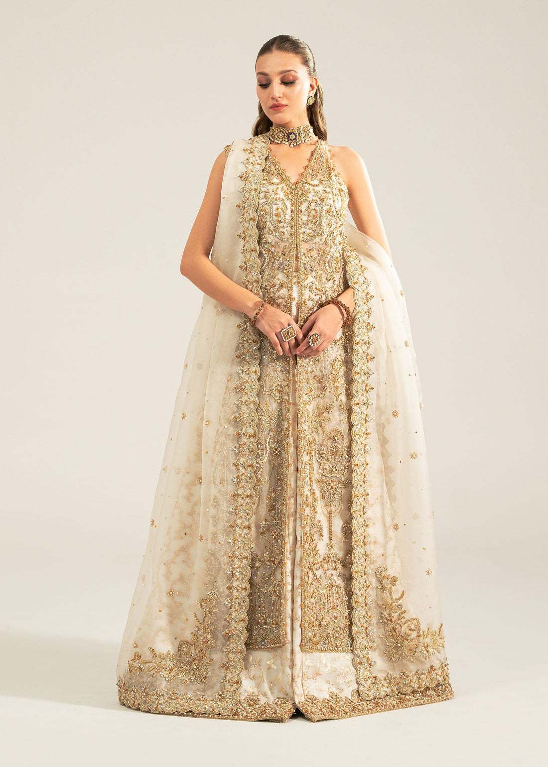 Kanwal Malik | Sajni Wedding 2024 | Nisha by Kanwal Malik - Designer Dress - Type: Ladies Clothes - Available at Sana Yasir - 100% Original