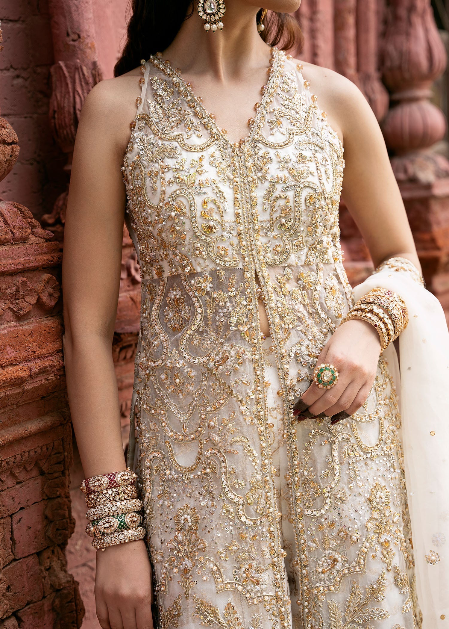 Kanwal Malik | Sajni Wedding 2024 | Nisha by Kanwal Malik - Designer Dress - Type: Ladies Clothes - Available at Sana Yasir - 100% Original
