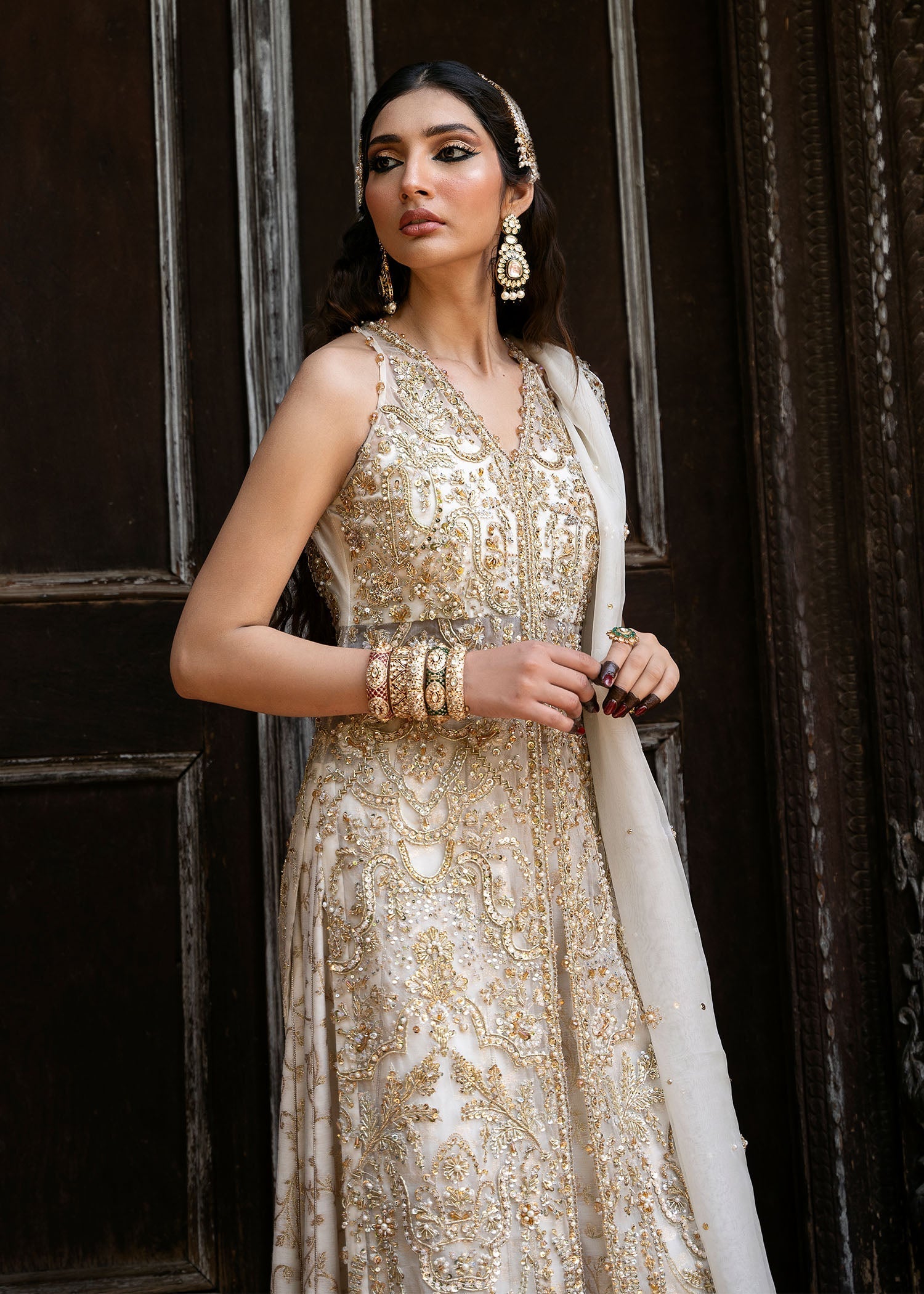 Kanwal Malik | Sajni Wedding 2024 | Nisha by Kanwal Malik - Designer Dress - Type: Ladies Clothes - Available at Sana Yasir - 100% Original