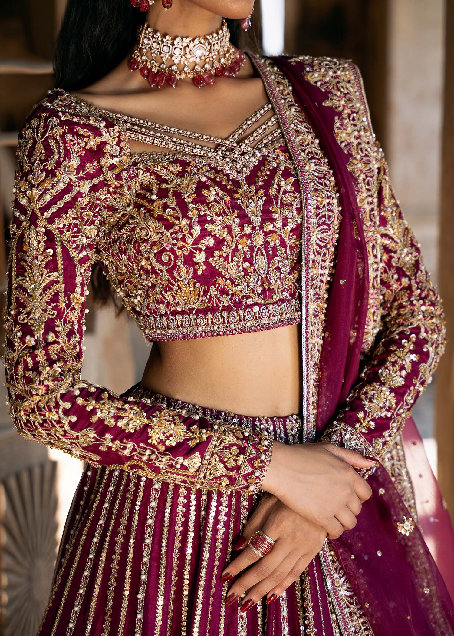 Kanwal Malik | Sajni Wedding 2024 | Raina by Kanwal Malik - Designer Dress - Type: Ladies Clothes - Available at Sana Yasir - 100% Original