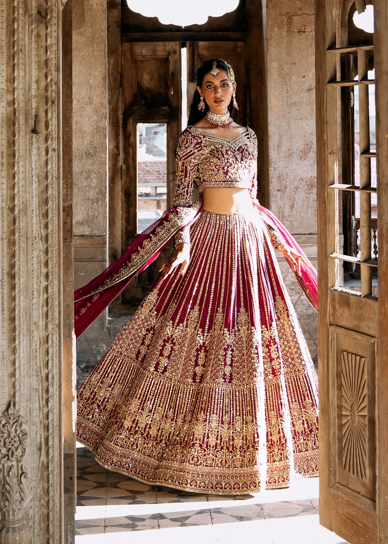 Kanwal Malik | Sajni Wedding 2024 | Raina by Kanwal Malik - Designer Dress - Type: Ladies Clothes - Available at Sana Yasir - 100% Original