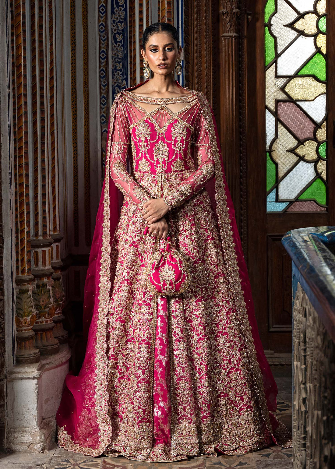 Kanwal Malik | Sajni Wedding 2024 | Sarosh by Kanwal Malik - Designer Dress - Type: Ladies Clothes - Available at Sana Yasir - 100% Original