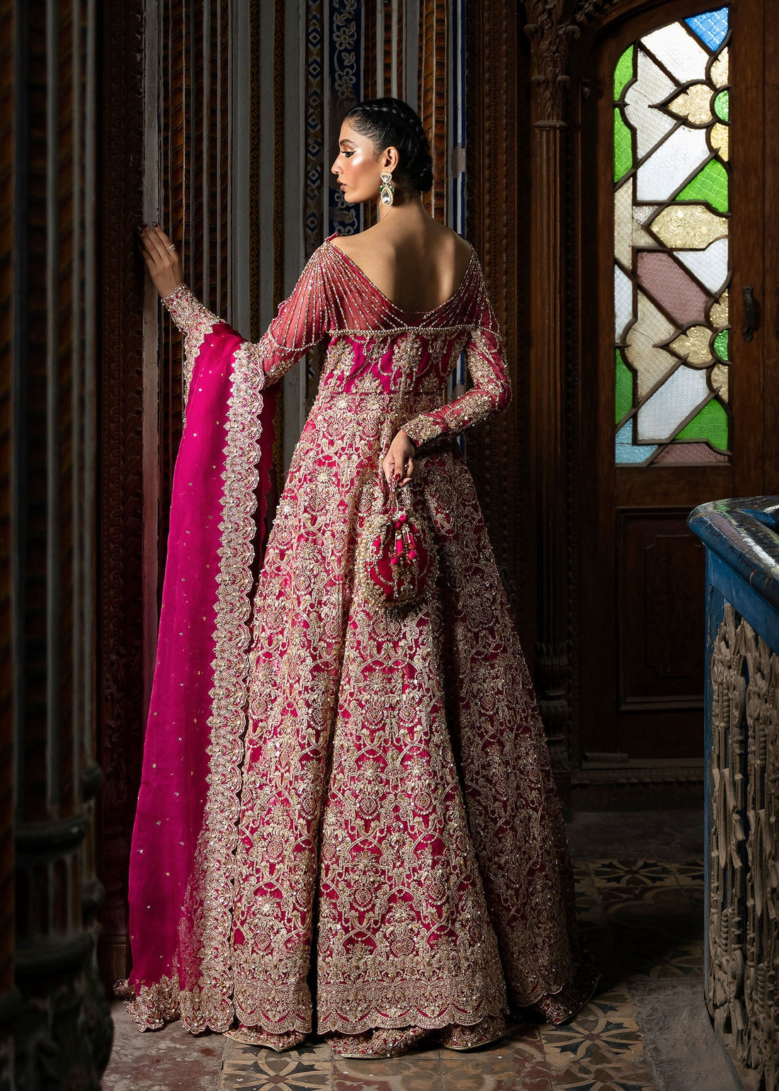 Kanwal Malik | Sajni Wedding 2024 | Sarosh by Kanwal Malik - Designer Dress - Type: Ladies Clothes - Available at Sana Yasir - 100% Original