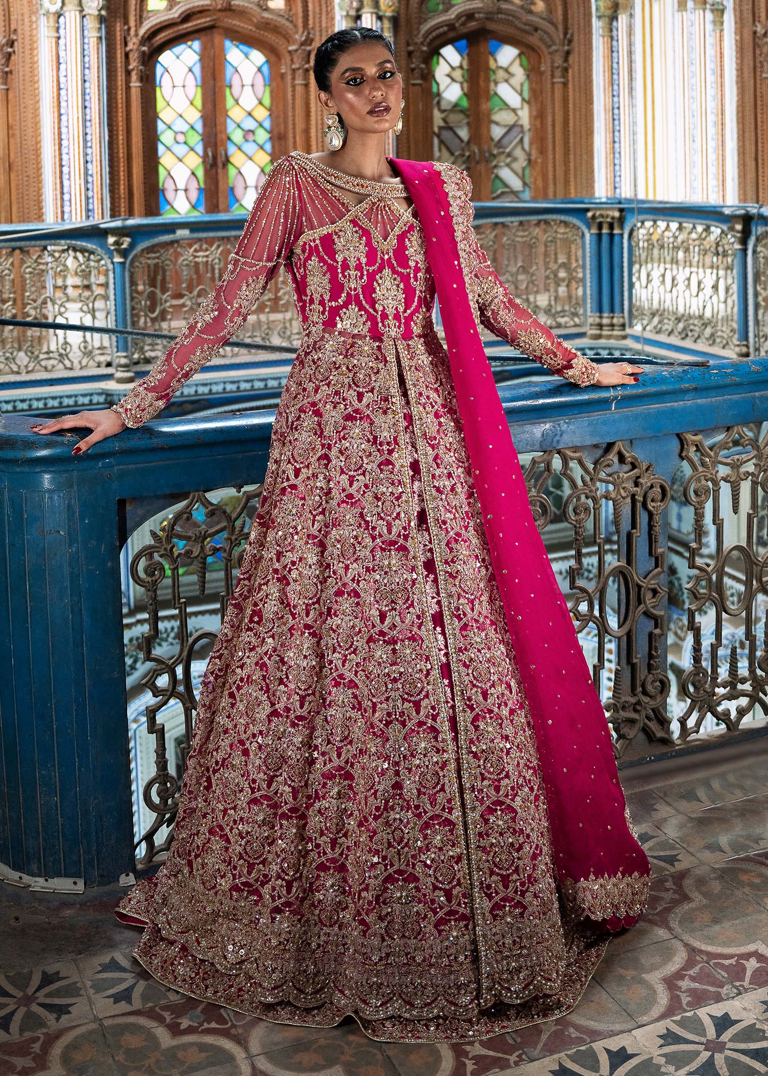 Kanwal Malik | Sajni Wedding 2024 | Sarosh by Kanwal Malik - Designer Dress - Type: Ladies Clothes - Available at Sana Yasir - 100% Original