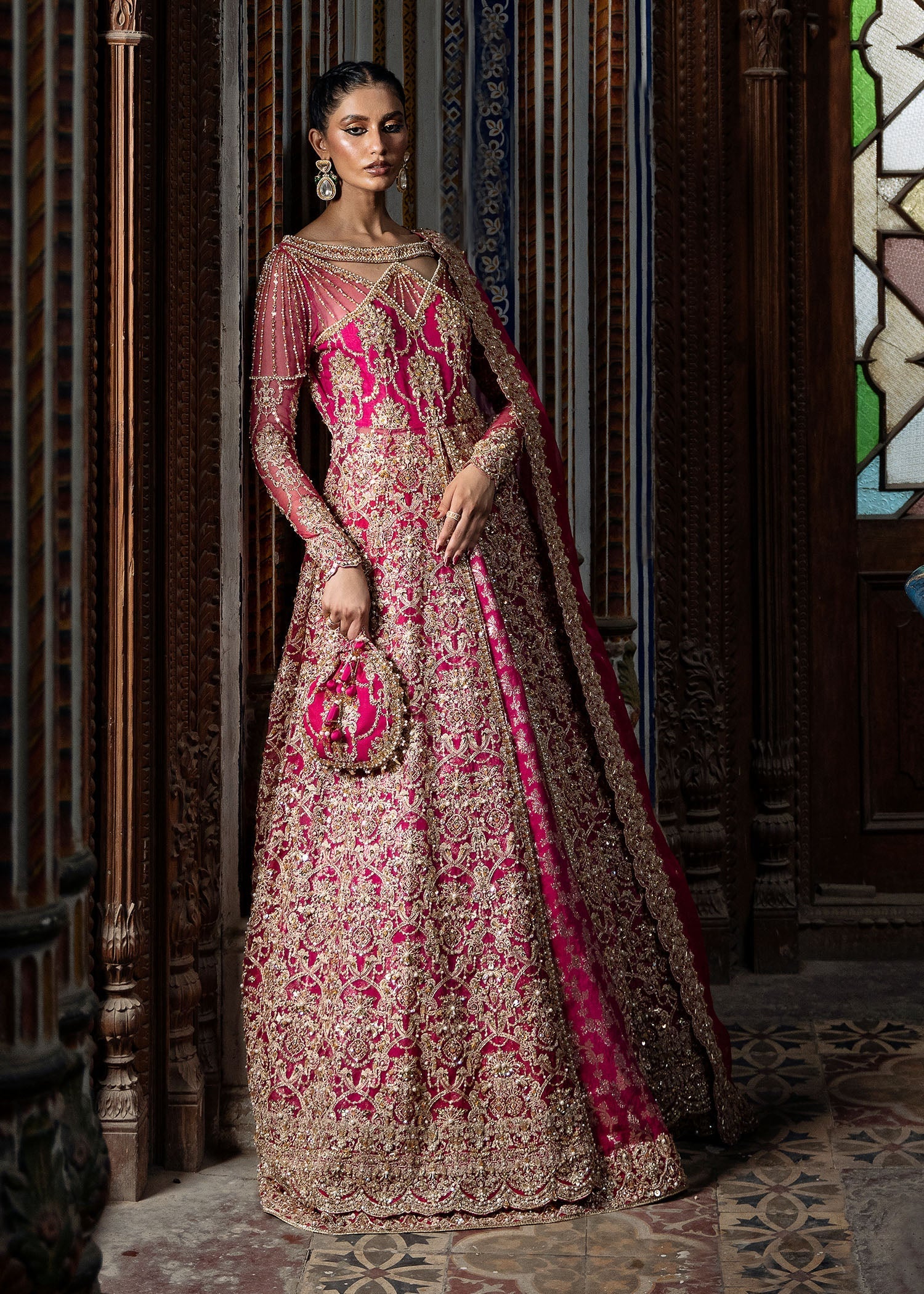 Kanwal Malik | Sajni Wedding 2024 | Sarosh by Kanwal Malik - Designer Dress - Type: Ladies Clothes - Available at Sana Yasir - 100% Original