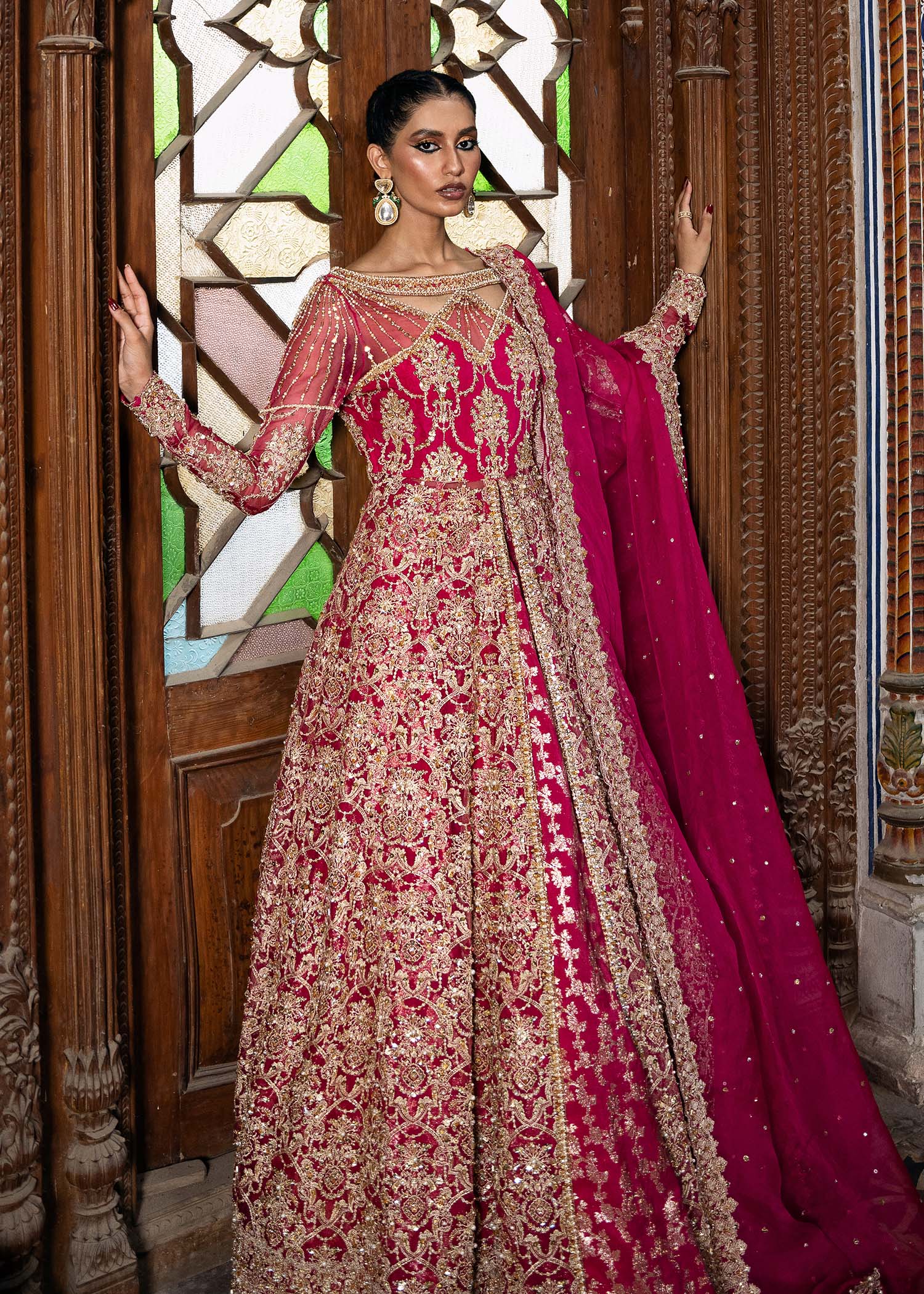 Kanwal Malik | Sajni Wedding 2024 | Sarosh by Kanwal Malik - Designer Dress - Type: Ladies Clothes - Available at Sana Yasir - 100% Original