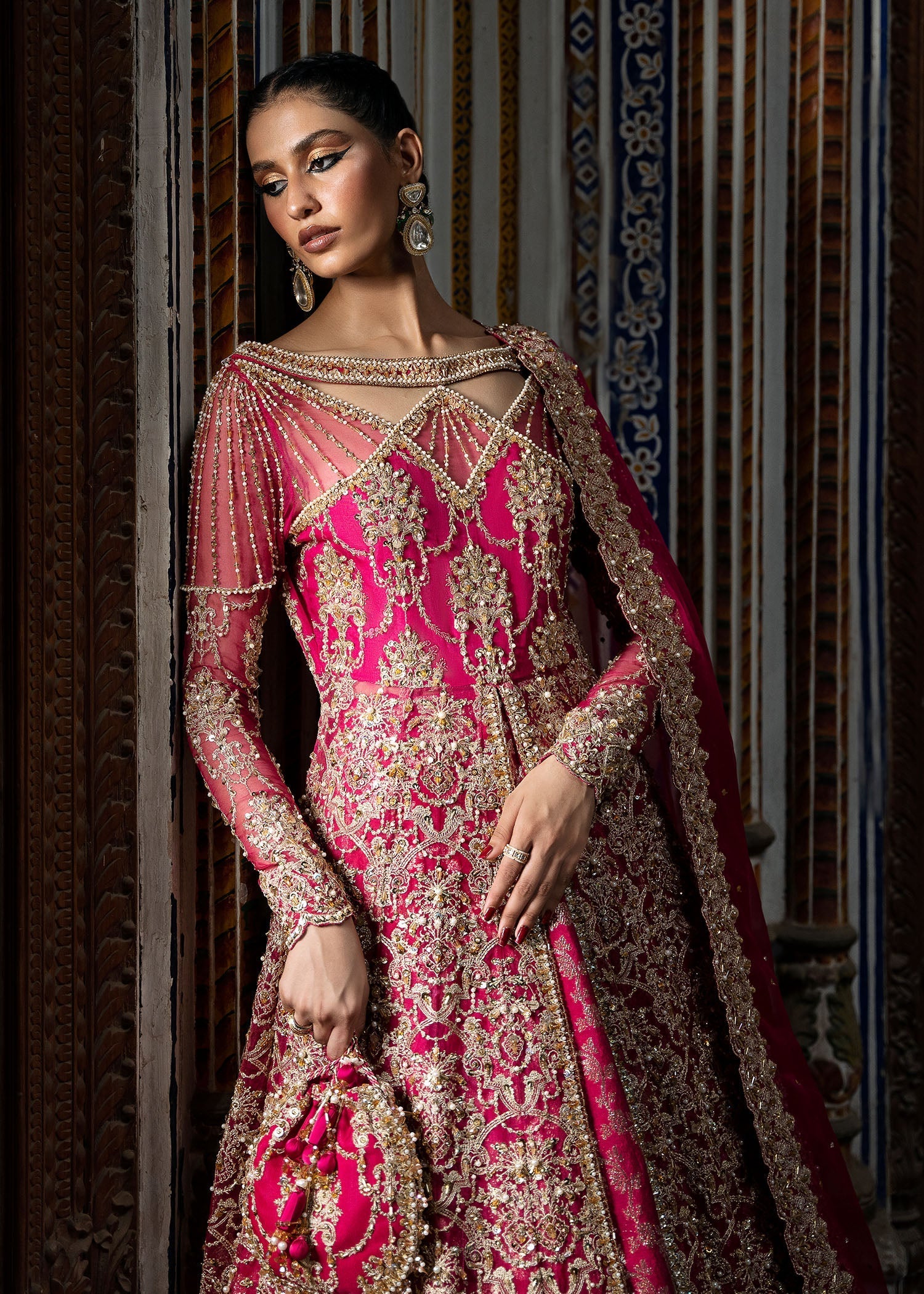 Kanwal Malik | Sajni Wedding 2024 | Sarosh by Kanwal Malik - Designer Dress - Type: Ladies Clothes - Available at Sana Yasir - 100% Original