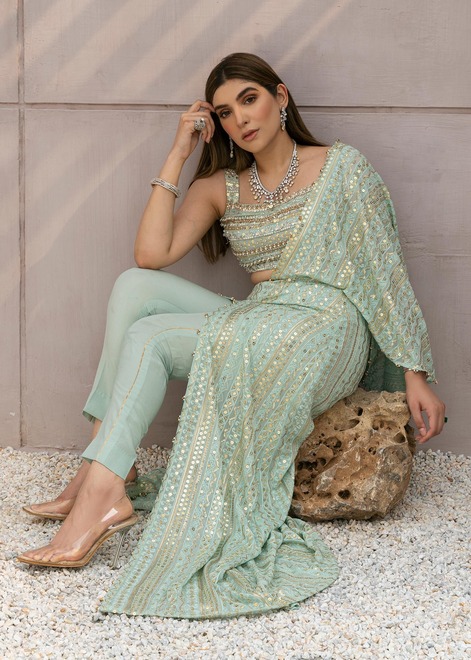 Kanwal Malik | Wedding Formals and Bridals | PHOEVO by Kanwal Malik - Designer Dress - Type: Bridal - Available at Sana Yasir - 100% Original