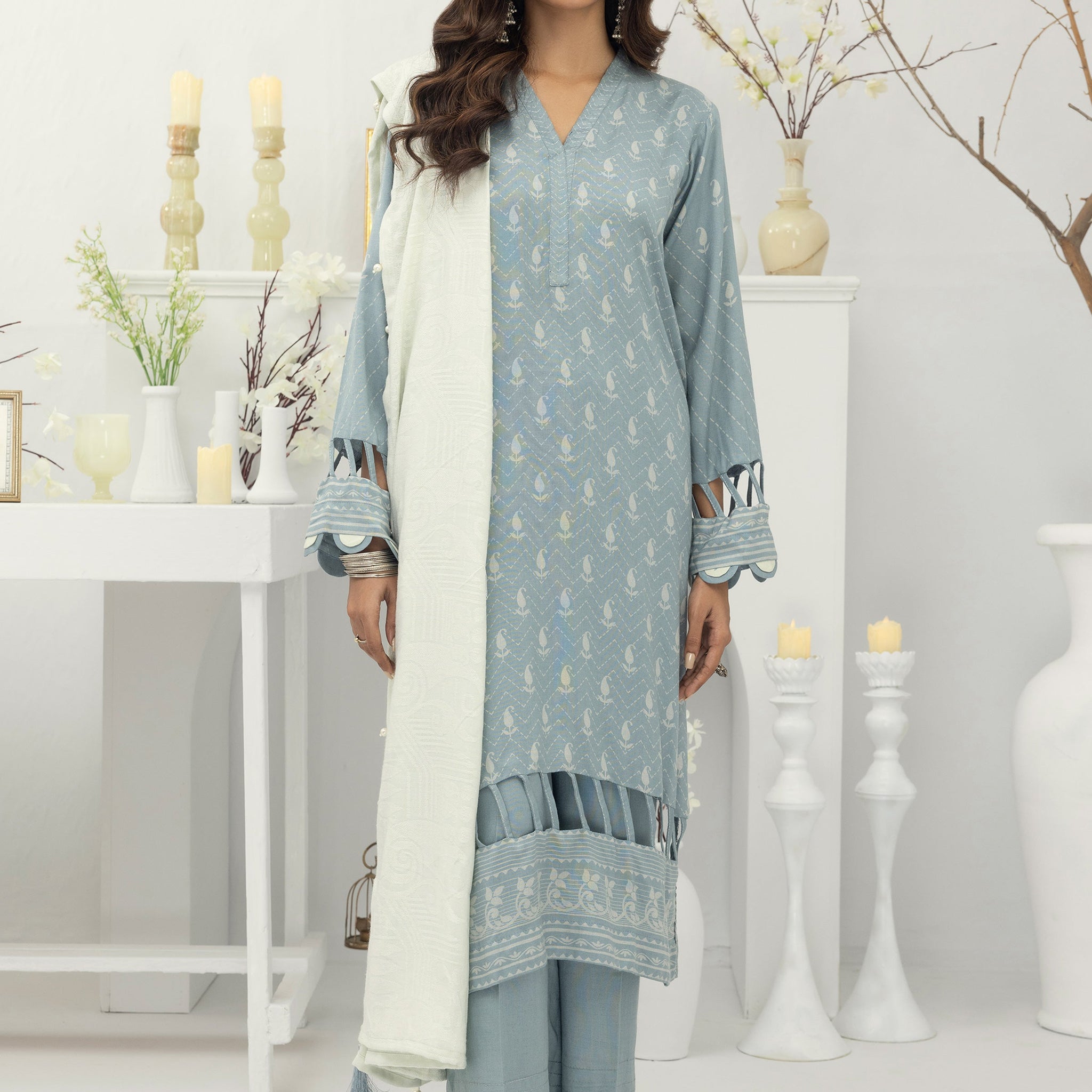 LSM | Winter Marina 24 | 0131-B by LSM - Designer Dress - Type: Ladies Clothes - Available at Sana Yasir - 100% Original