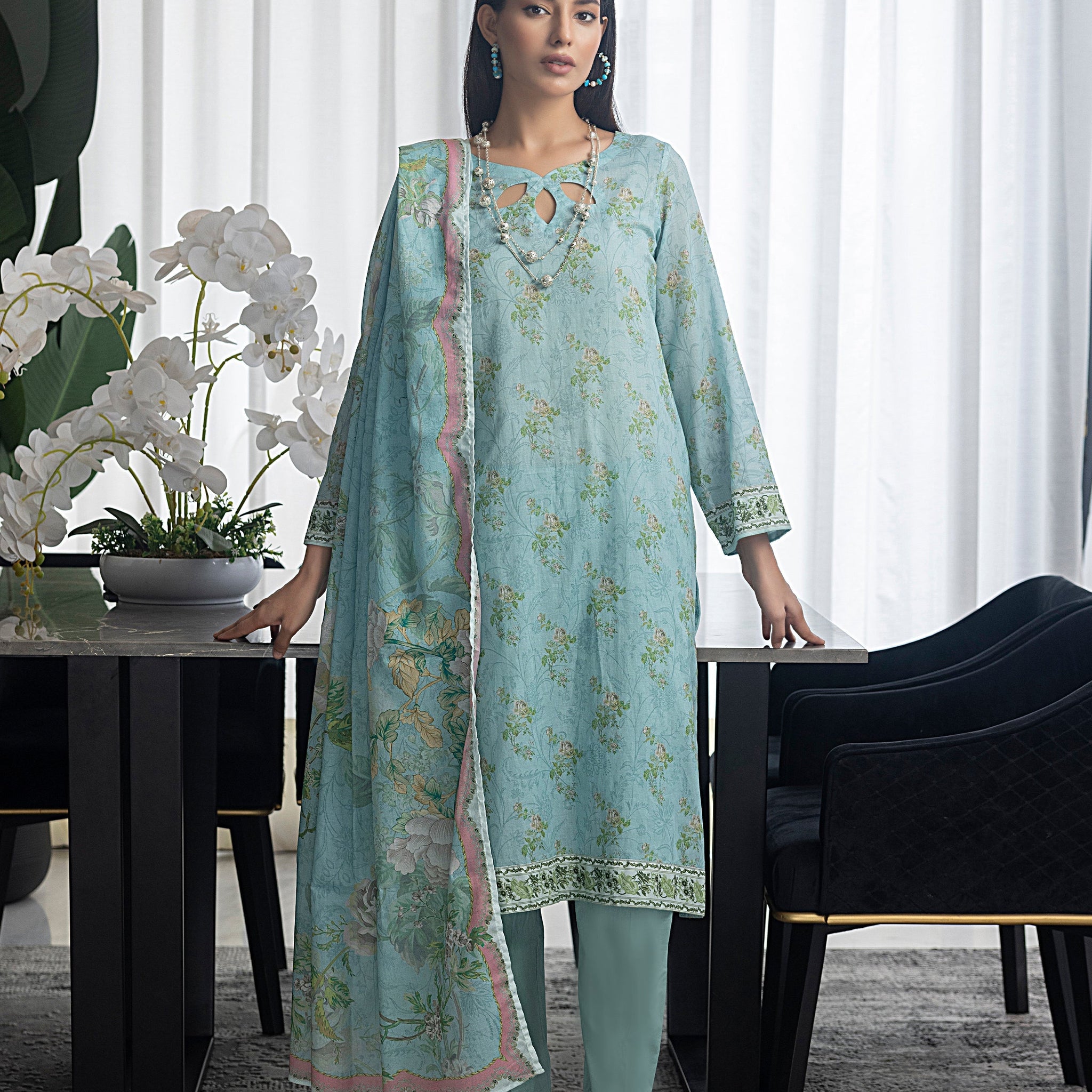 LSM | Winter Marina 24 | 0155 by LSM - Designer Dress - Type: Ladies Clothes - Available at Sana Yasir - 100% Original