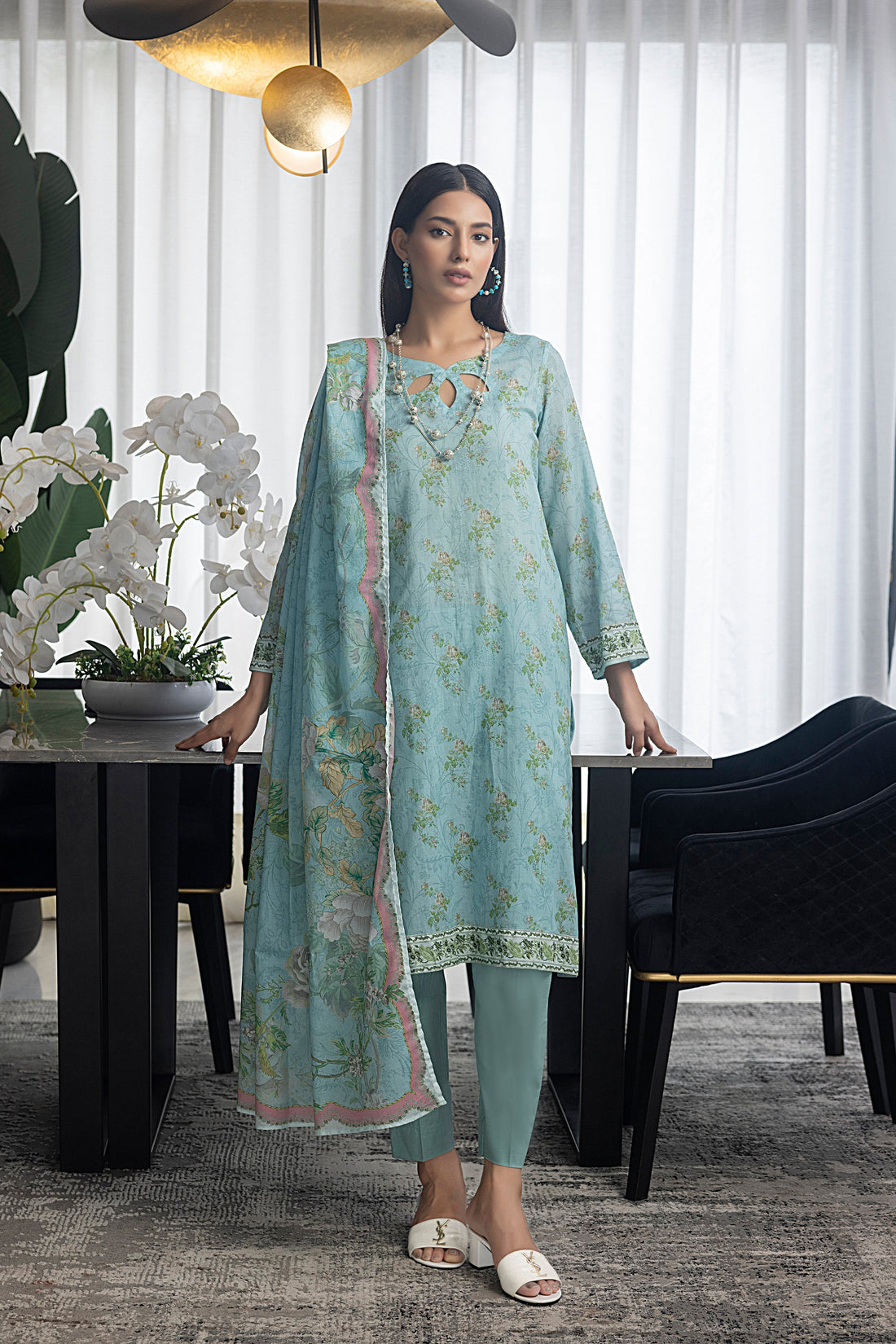 LSM | Winter Marina 24 | 0155 by LSM - Designer Dress - Type: Ladies Clothes - Available at Sana Yasir - 100% Original