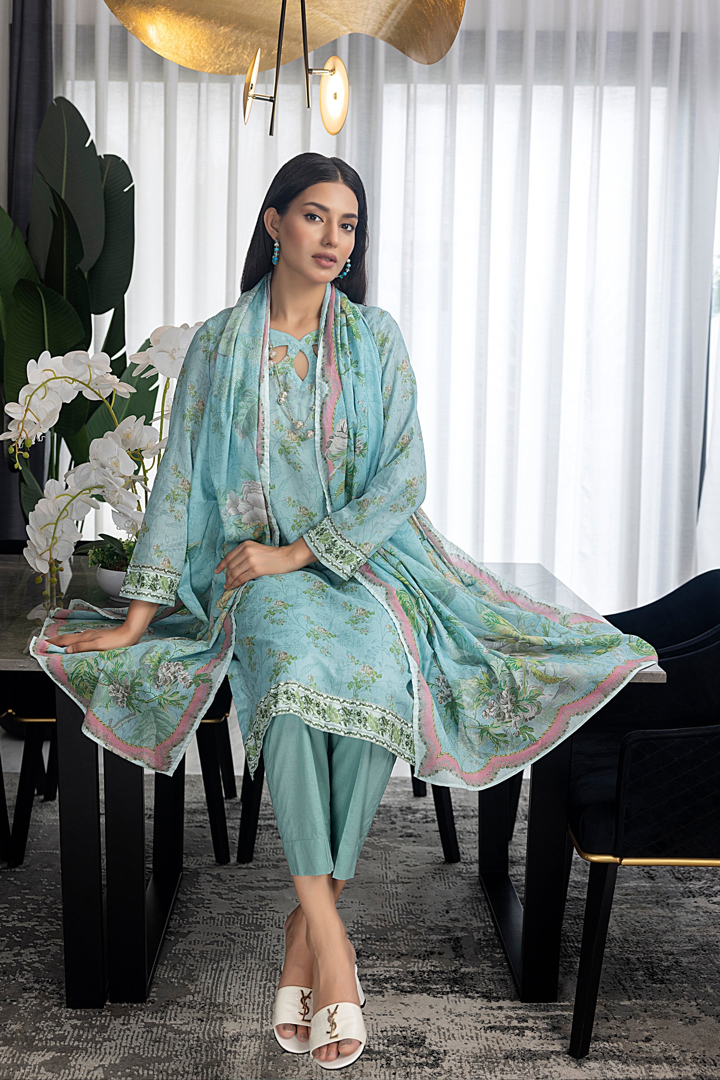 LSM | Winter Marina 24 | 0155 by LSM - Designer Dress - Type: Ladies Clothes - Available at Sana Yasir - 100% Original