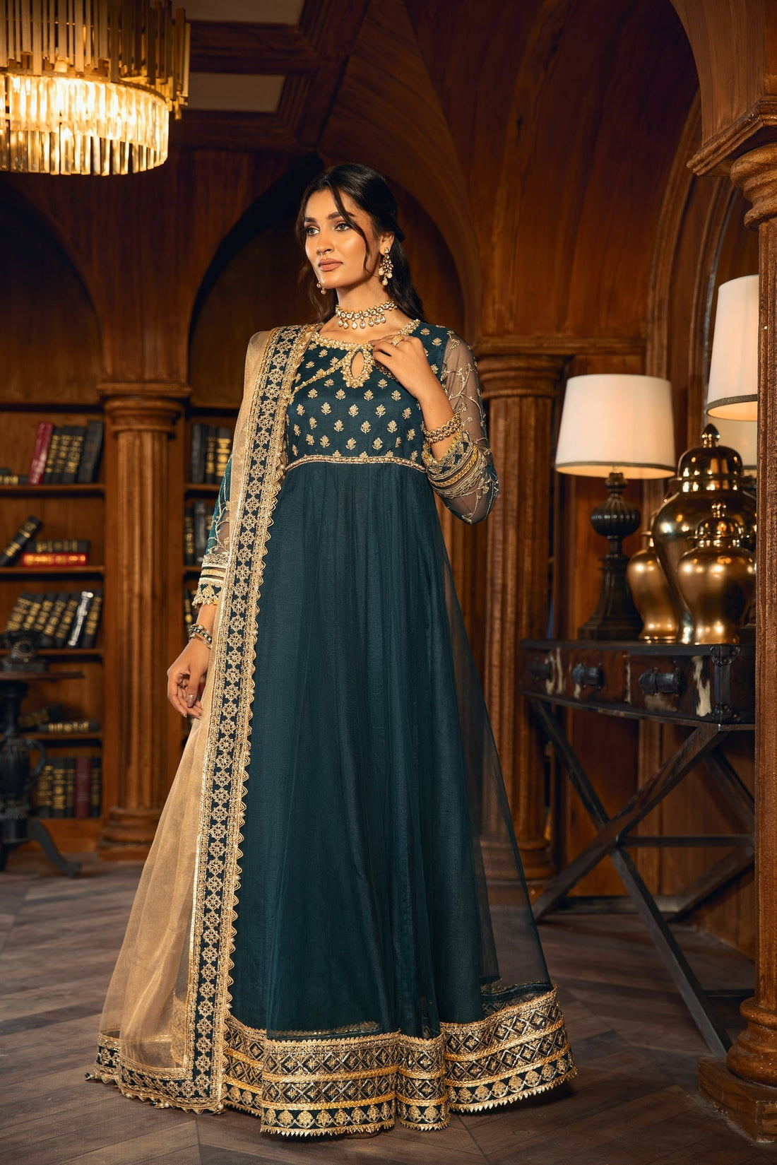 La Elise | Fleur De Luxe | Lili by LA ELISE - Designer Dress - Type: Ladies Clothes - Available at Sana Yasir - 100% Original