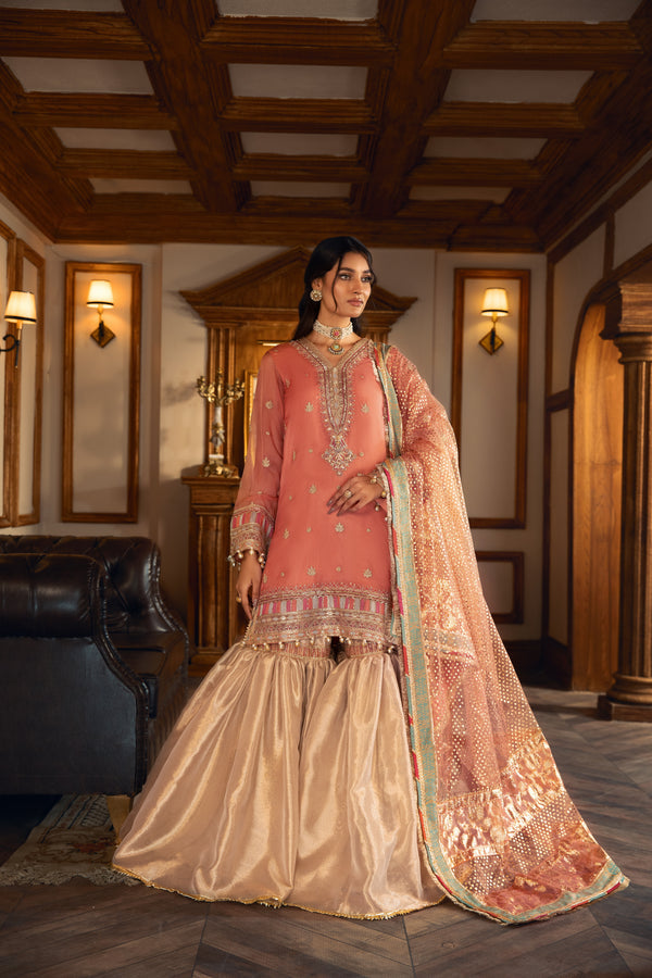 La Elise | Fleur De Luxe | Sophie by LA ELISE - Designer Dress - Type: Ladies Clothes - Available at Sana Yasir - 100% Original