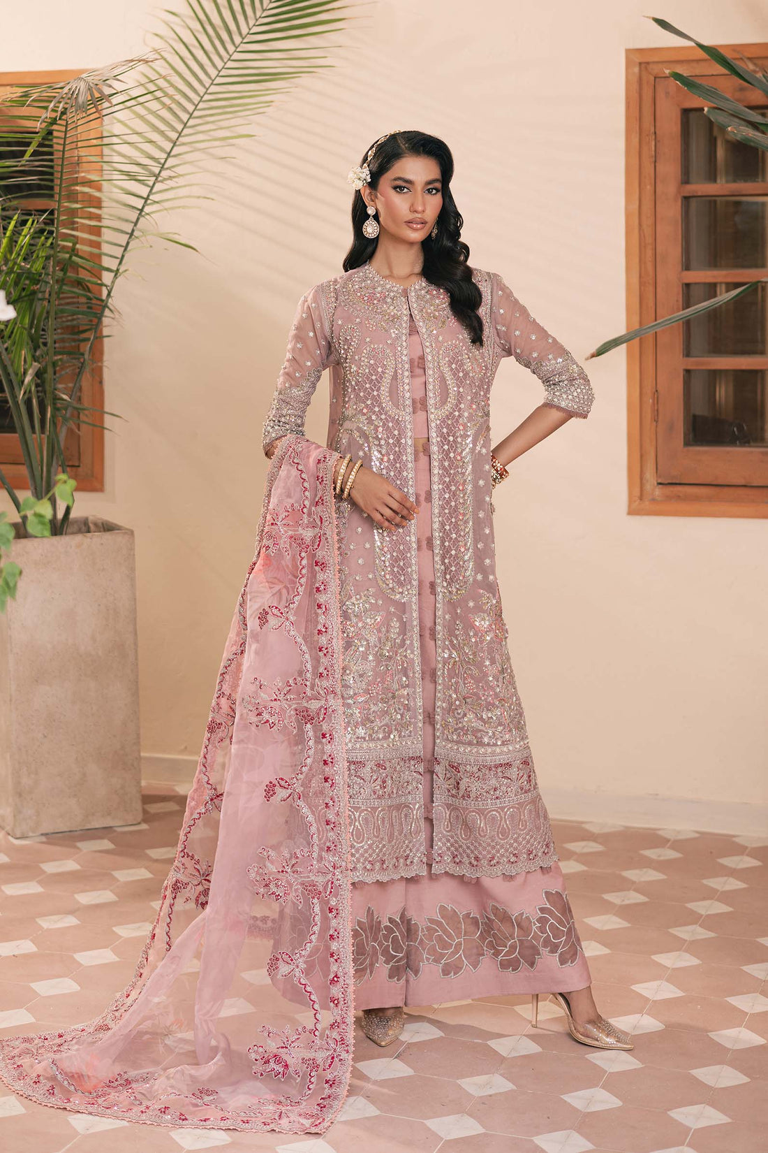 Maryam Hussain | Marwa Luxury Formals 24 | Mehru by Maryam Hussain - Designer Dress - Type: Ladies Clothes - Available at Sana Yasir - 100% Original