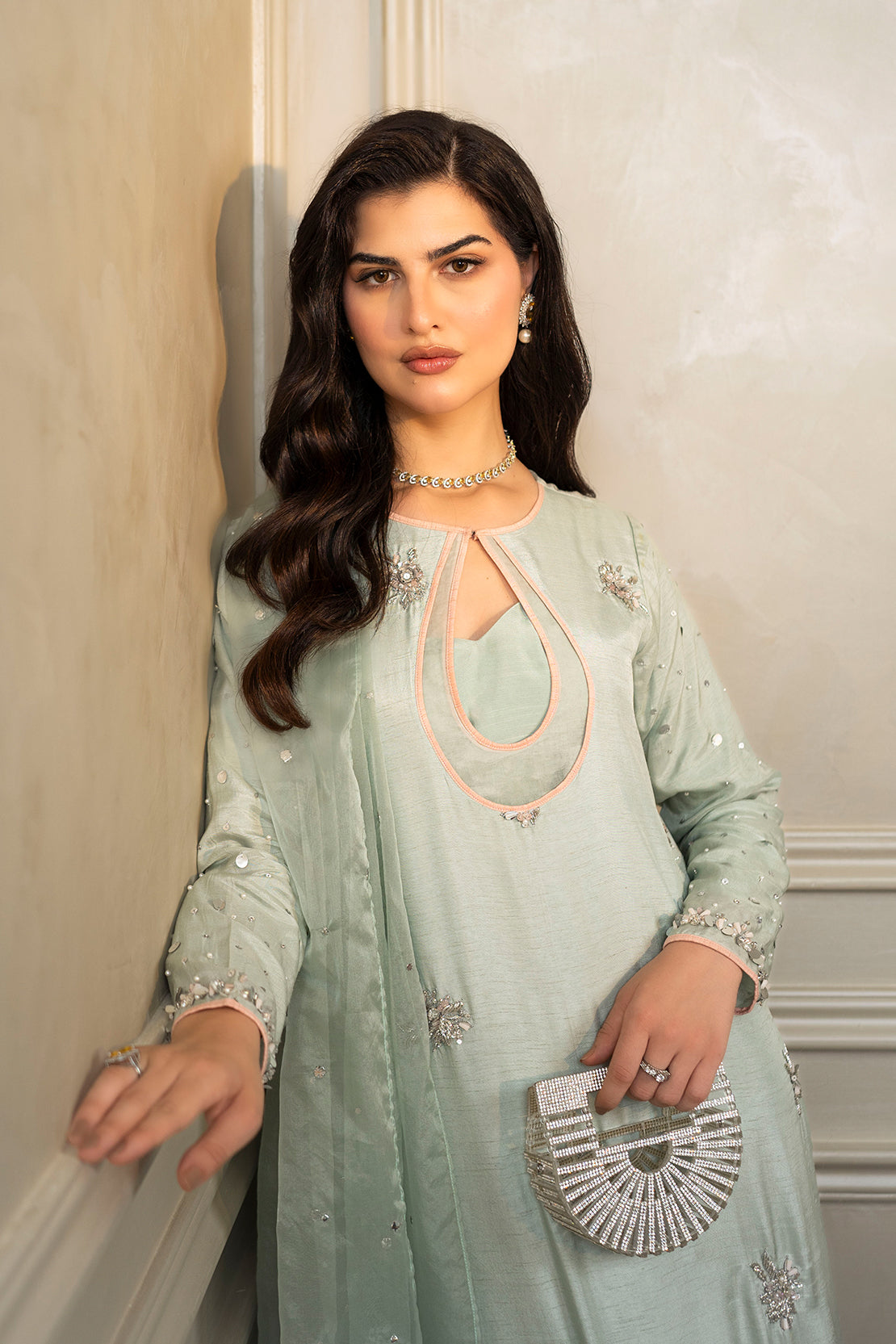 Leon | La Vei En Rose | Jasmine by Leon - Designer Dress - Type: Ladies Clothes - Available at Sana Yasir - 100% Original