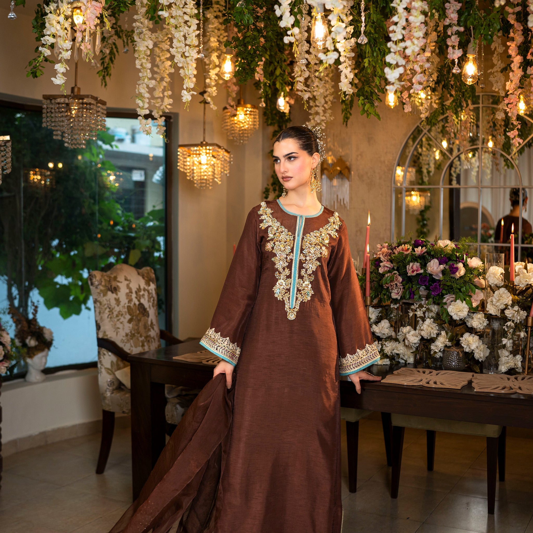 Leon | La Vei En Rose | MOANA by Leon - Designer Dress - Type: Ladies Clothes - Available at Sana Yasir - 100% Original