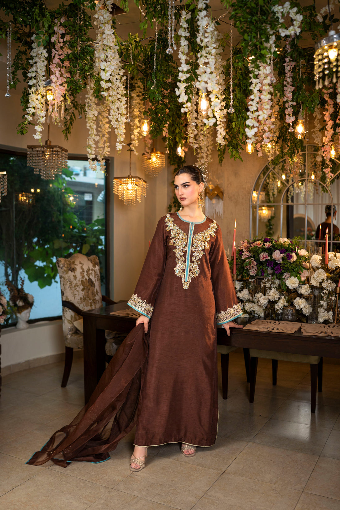 Leon | La Vei En Rose | MOANA by Leon - Designer Dress - Type: Ladies Clothes - Available at Sana Yasir - 100% Original