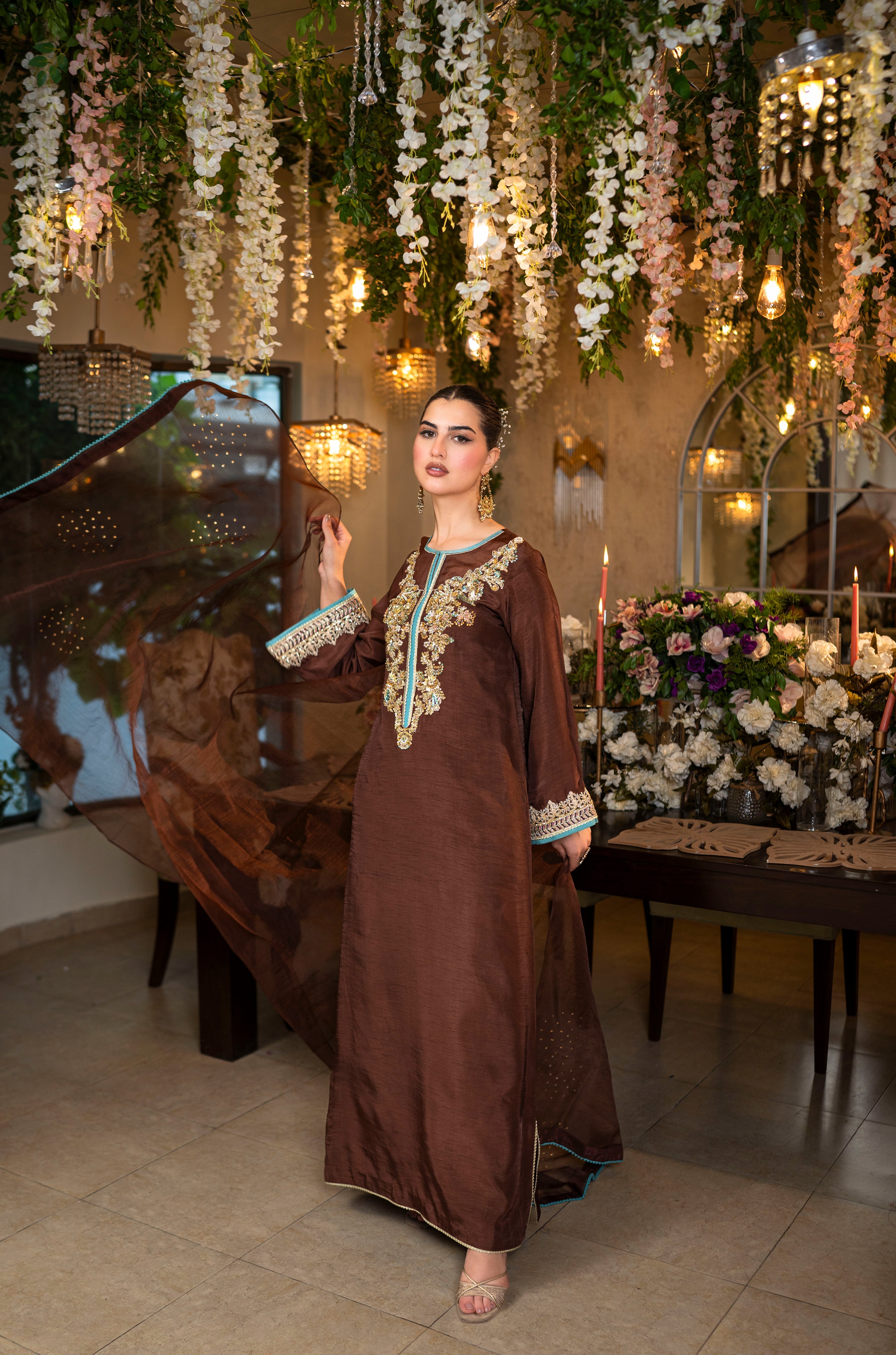 Leon | La Vei En Rose | MOANA by Leon - Designer Dress - Type: Ladies Clothes - Available at Sana Yasir - 100% Original