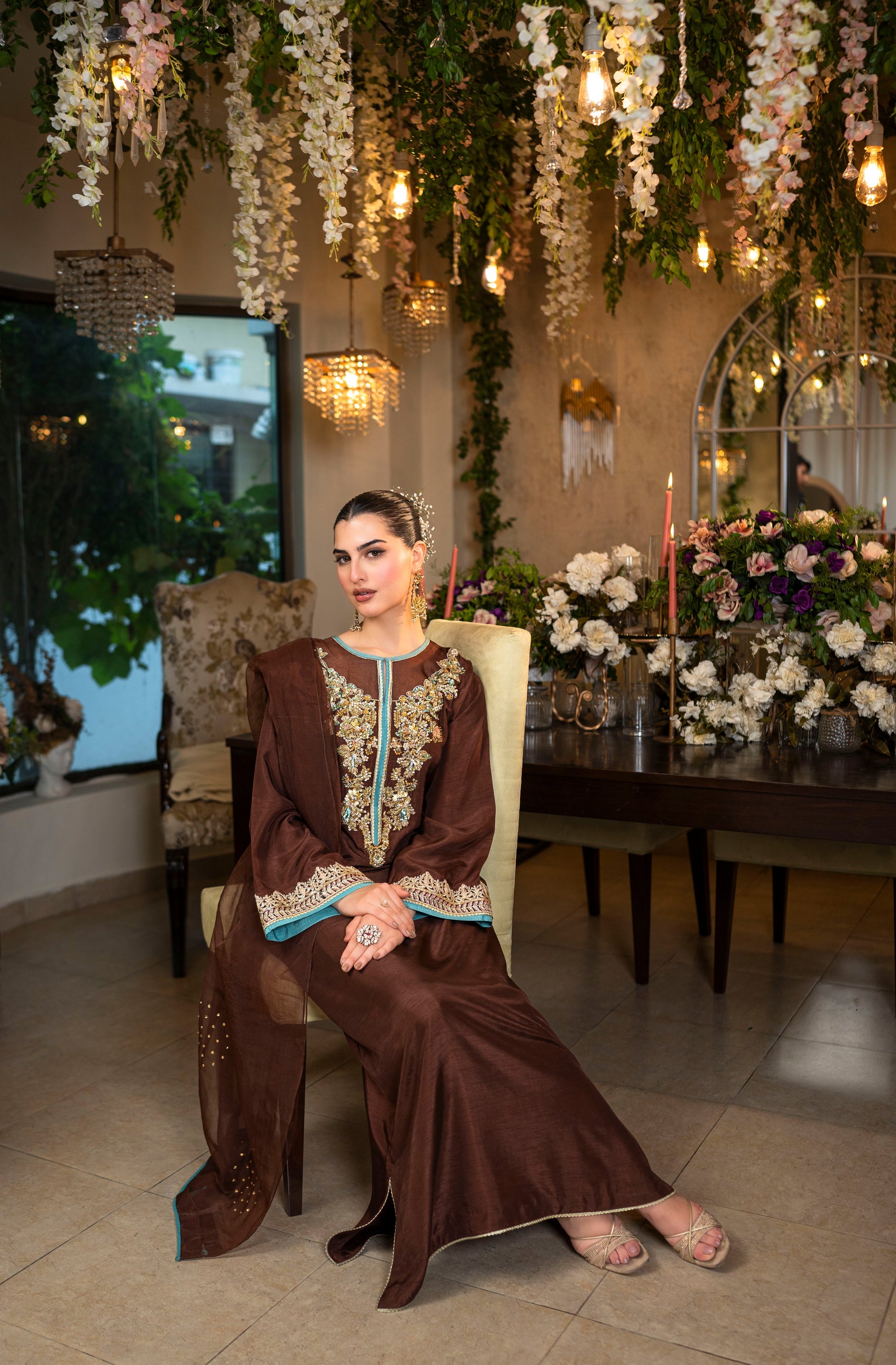 Leon | La Vei En Rose | MOANA by Leon - Designer Dress - Type: Ladies Clothes - Available at Sana Yasir - 100% Original