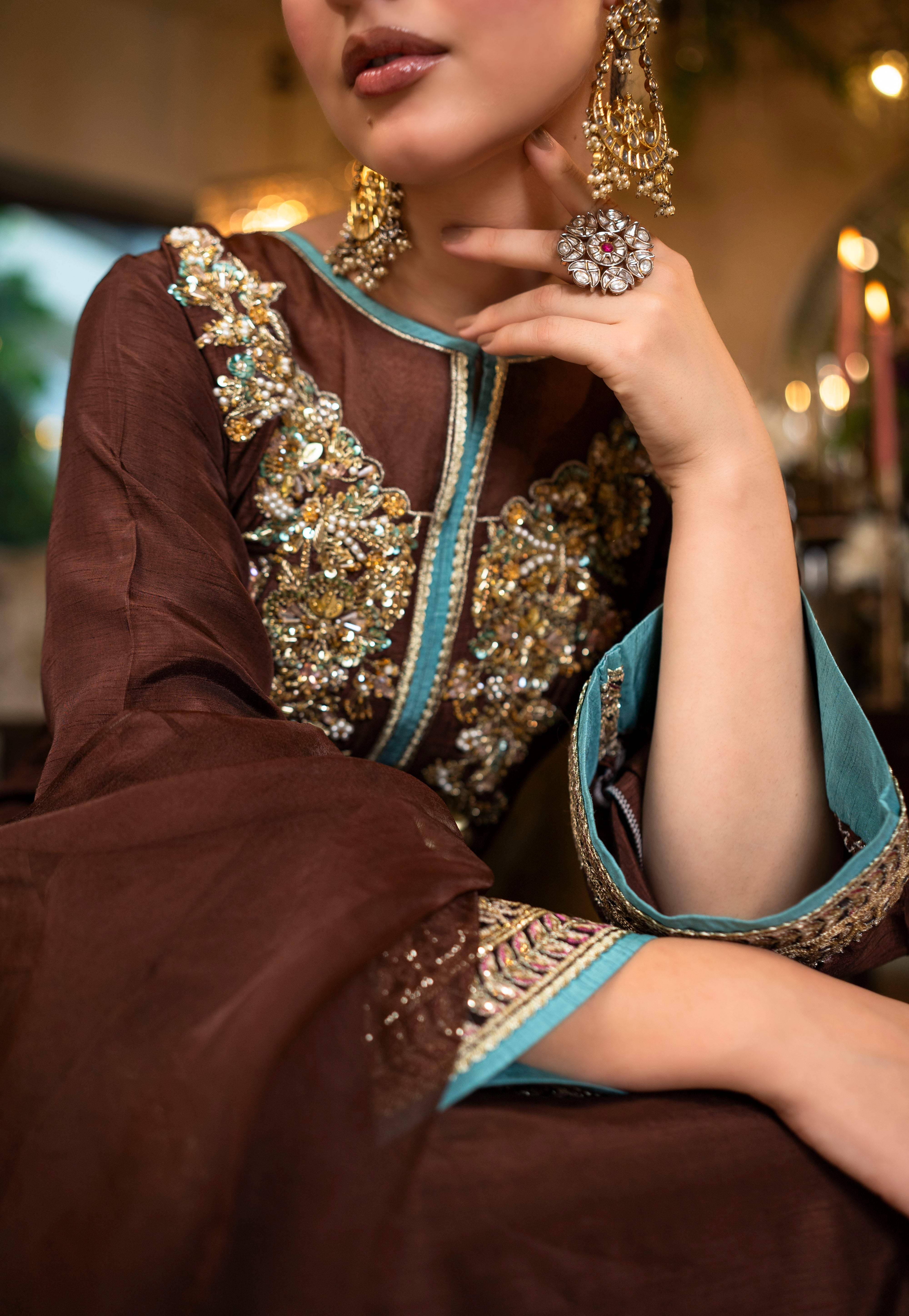 Leon | La Vei En Rose | MOANA by Leon - Designer Dress - Type: Ladies Clothes - Available at Sana Yasir - 100% Original