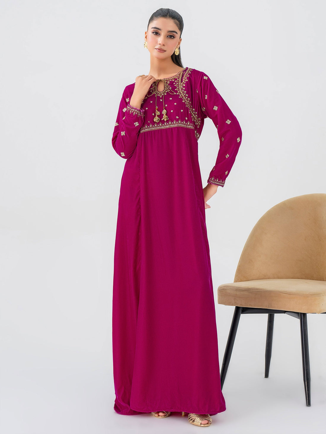 Lime Light | Velvet Pret | V-16 by Lime Light - Designer Dress - Type: Ladies Clothes - Available at Sana Yasir - 100% Original