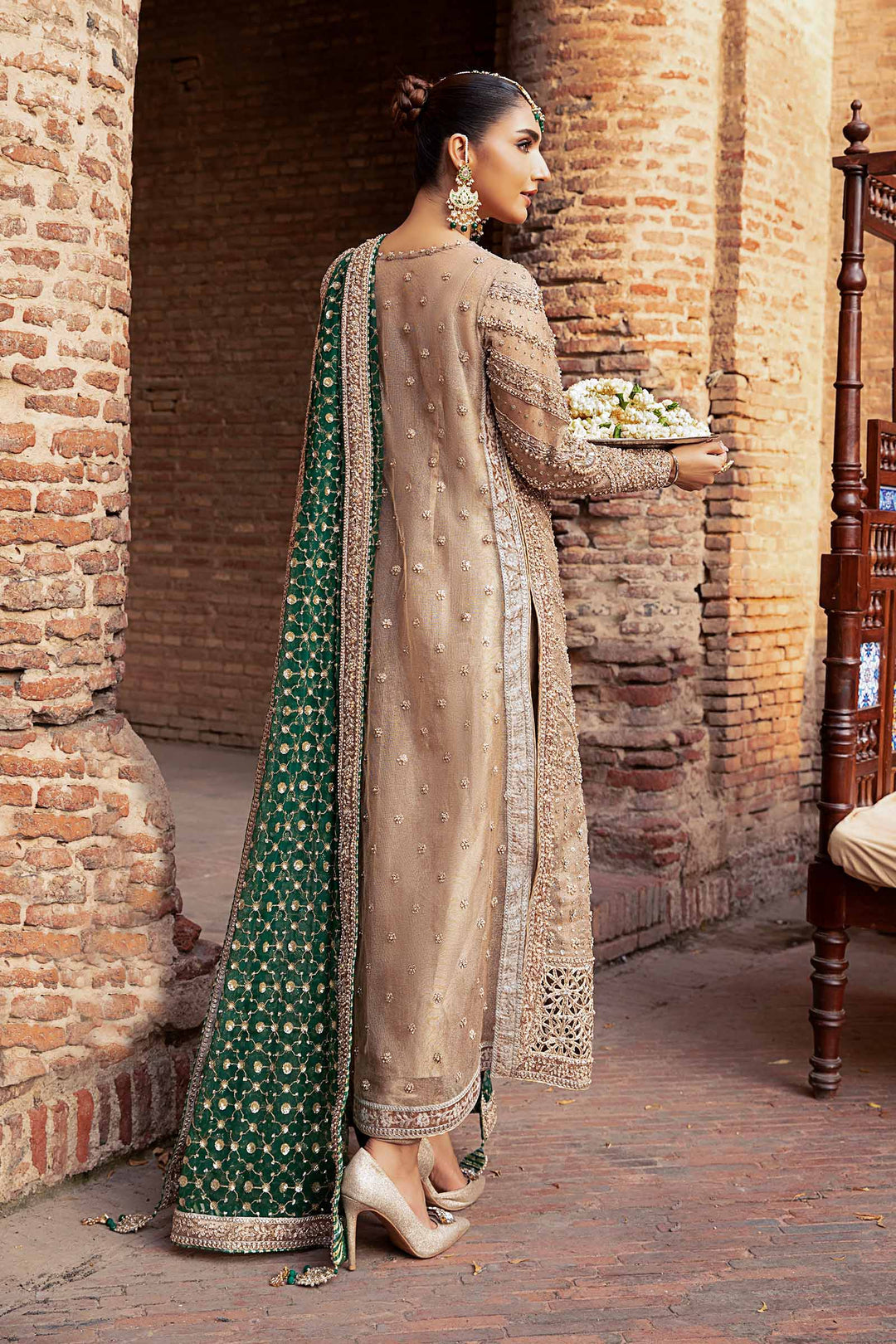 Maria B | Bridal Couture | Widad by Maria B - Designer Dress - Type: Ladies Clothes - Available at Sana Yasir - 100% Original
