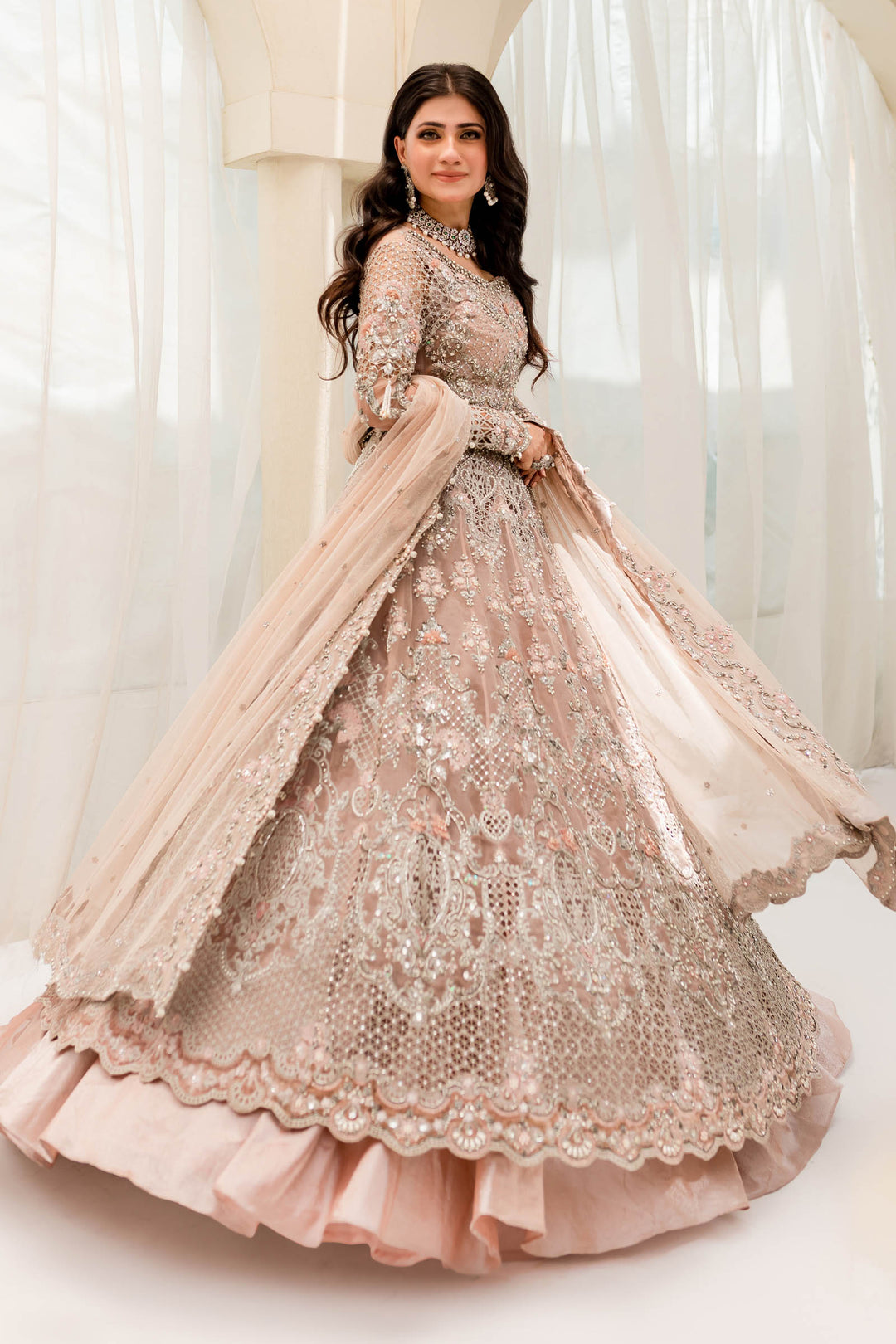 Maria B | Bridal Couture | MC-902 by Maria B - Designer Dress - Type: Ladies Clothes - Available at Sana Yasir - 100% Original