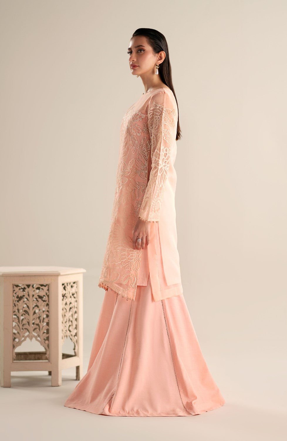 Maryum N Maria | Lagom Ready to Wear | LOTUS - MS-24212 by Maryum N Maria - Designer Dress - Type: Ladies Clothes - Available at Sana Yasir - 100% Original
