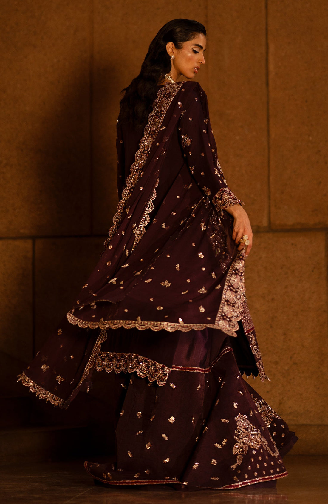 Emaan Adeel | Casabella Wedding Formals | ADIBA by Emaan Adeel - Designer Dress - Type: Ladies Clothes - Available at Sana Yasir - 100% Original