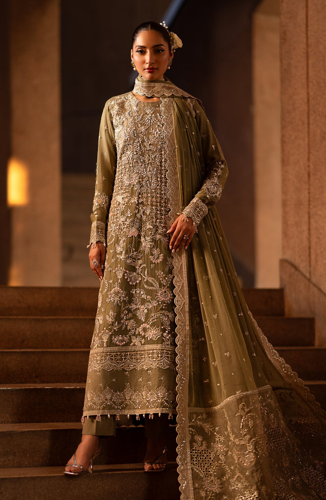Emaan Adeel | Casabella Wedding Formals | LIORA by Emaan Adeel - Designer Dress - Type: Ladies Clothes - Available at Sana Yasir - 100% Original