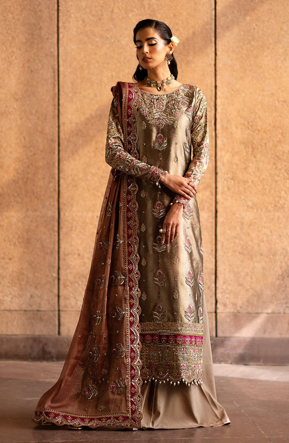 Emaan Adeel | Casabella Wedding Formals | FELISA by Emaan Adeel - Designer Dress - Type: Ladies Clothes - Available at Sana Yasir - 100% Original