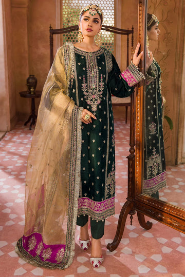 Motifz | Grand Velour Velvet Collection | 4403 by Motifz - Designer Dress - Type: Formal - Available at Sana Yasir - 100% Original