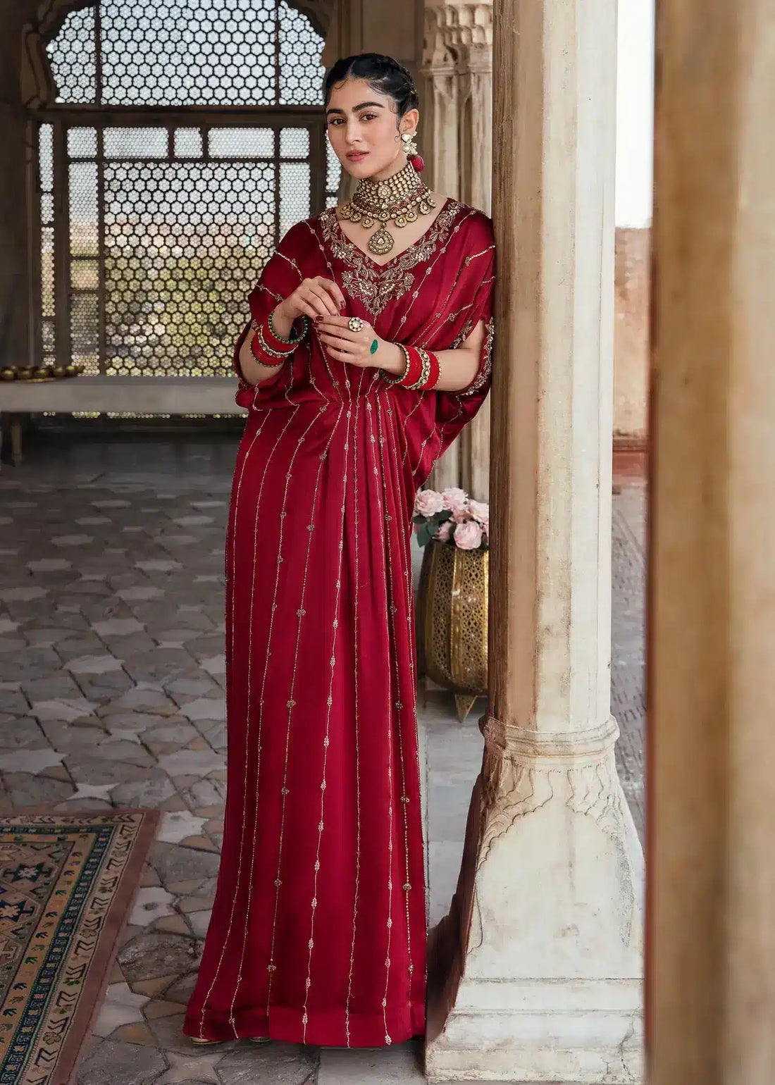 Mahum Asad | Gul Posh Luxury Formals '23 | Gulaal by Mahum Asad - Designer Dress - Type: Formal - Available at Sana Yasir - 100% Original