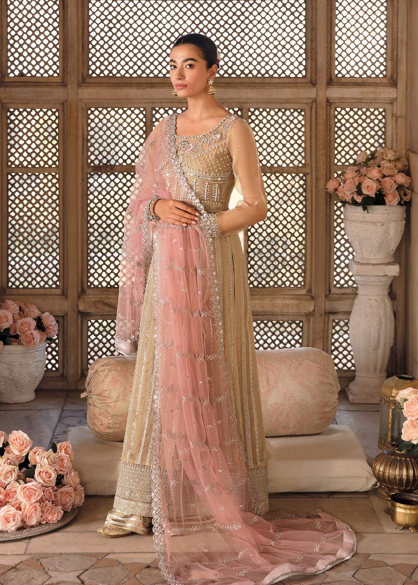 Mahum Asad | Gul Posh Luxury Formals '23 | Mahgul by Mahum Asad - Designer Dress - Type: Formal - Available at Sana Yasir - 100% Original