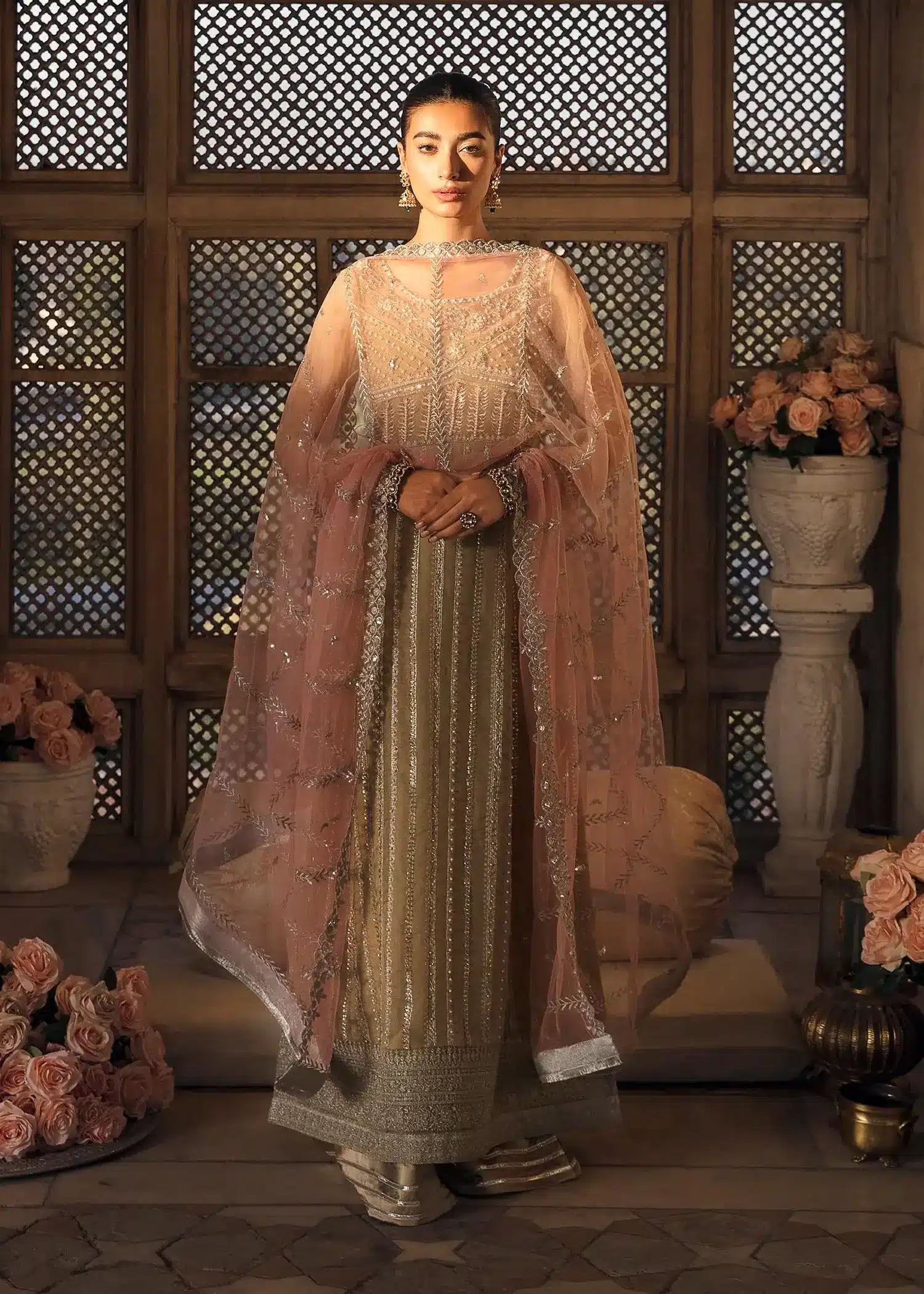 Mahum Asad | Gul Posh Luxury Formals '23 | Mahgul by Mahum Asad - Designer Dress - Type: Formal - Available at Sana Yasir - 100% Original