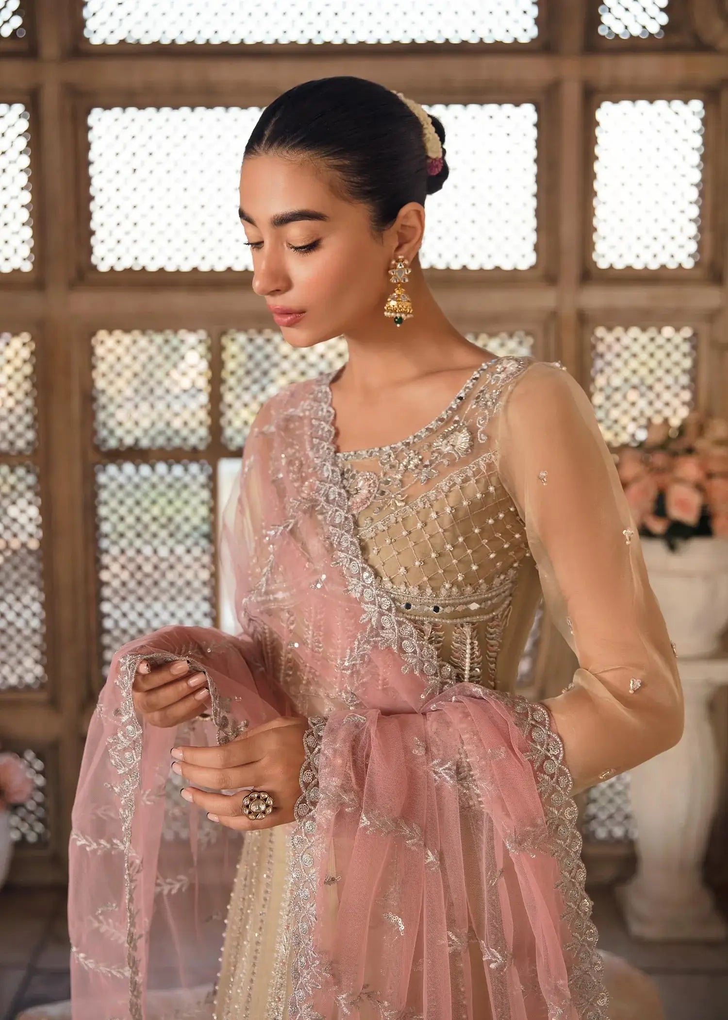 Mahum Asad | Gul Posh Luxury Formals '23 | Mahgul by Mahum Asad - Designer Dress - Type: Formal - Available at Sana Yasir - 100% Original