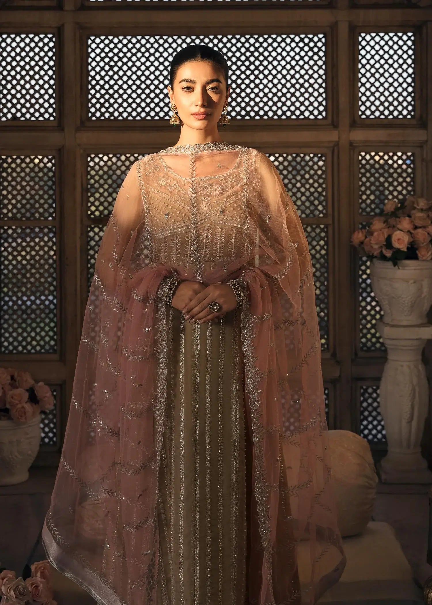 Mahum Asad | Gul Posh Luxury Formals '23 | Mahgul by Mahum Asad - Designer Dress - Type: Formal - Available at Sana Yasir - 100% Original