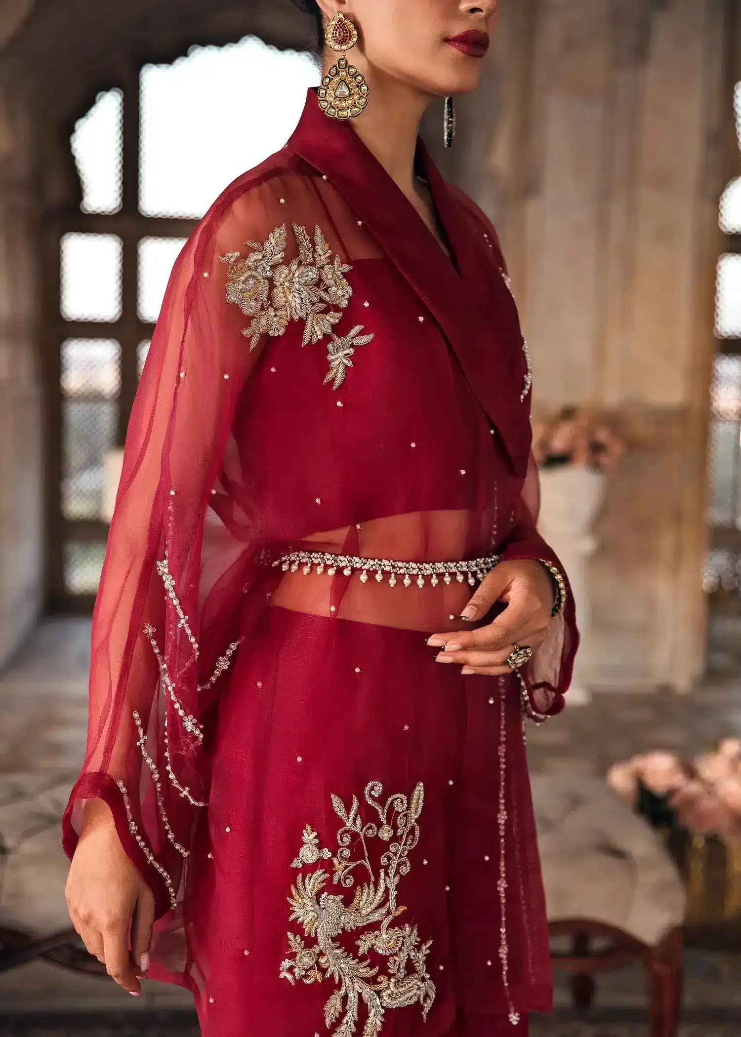 Mahum Asad | Gul Posh Luxury Formals '23 | Roop by Mahum Asad - Designer Dress - Type: Formal - Available at Sana Yasir - 100% Original